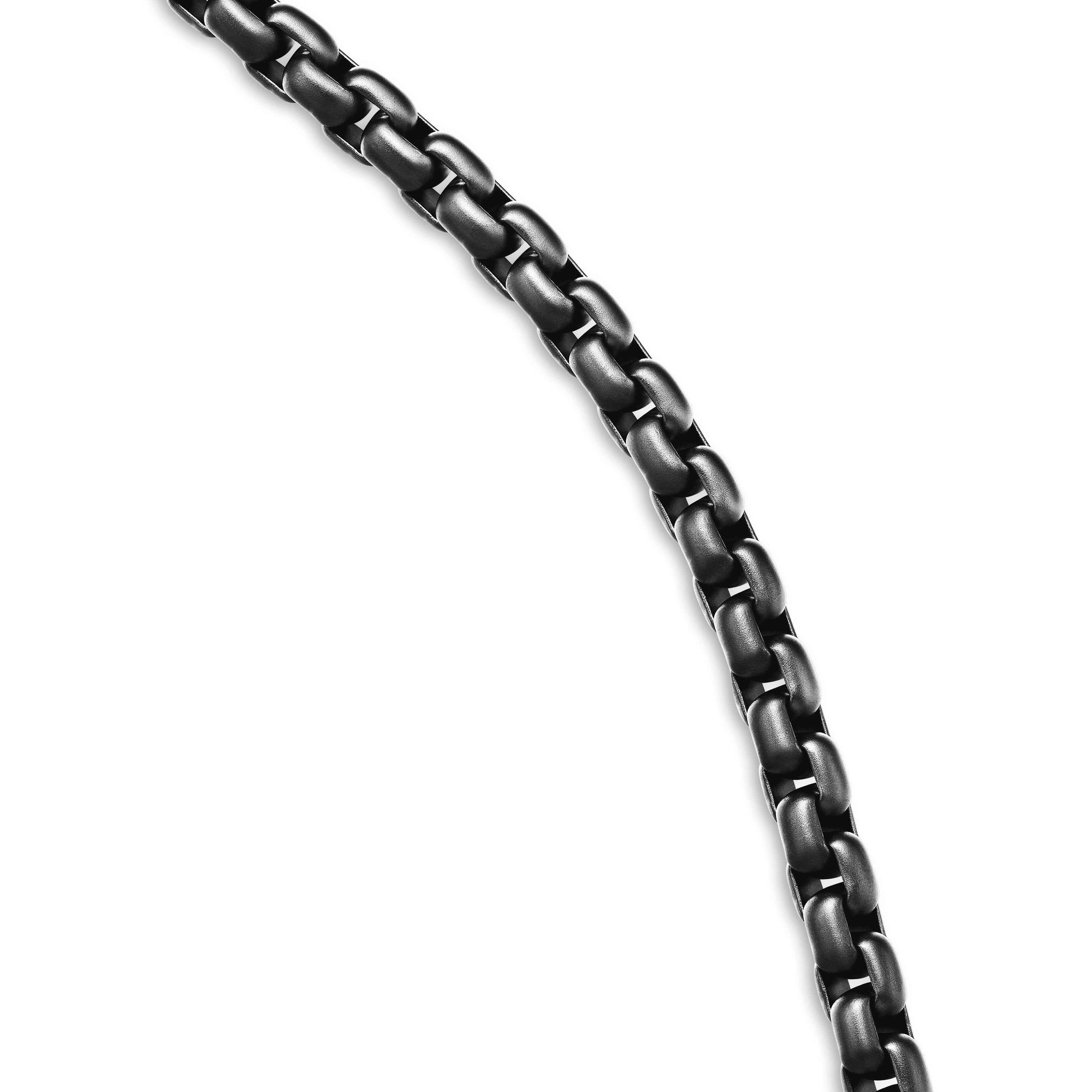 David Yurman Chain Collection Necklace in Stainless Steel with Sterling Silver