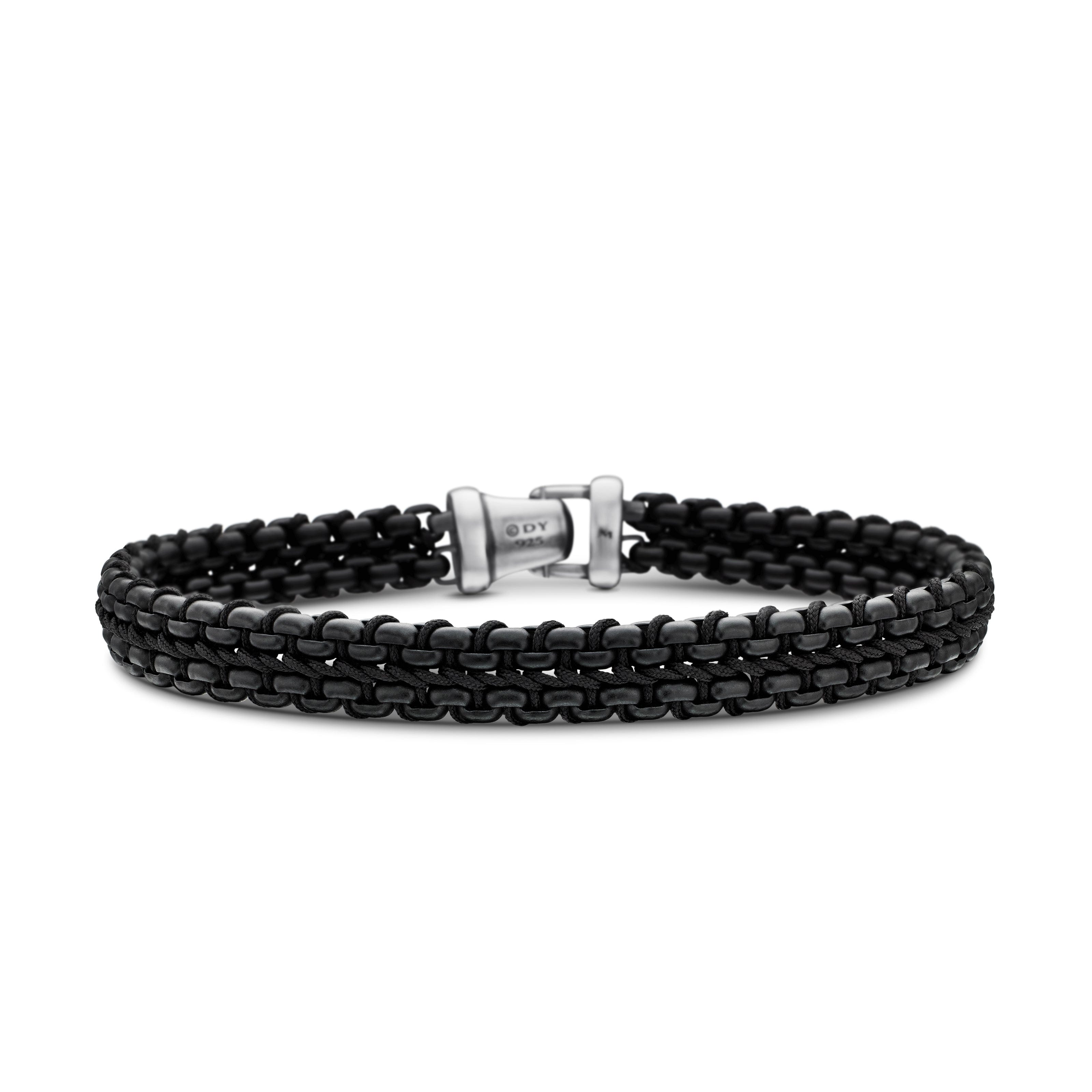 David Yurman Chain Collection Bracelet in Silver with Stainless Steel