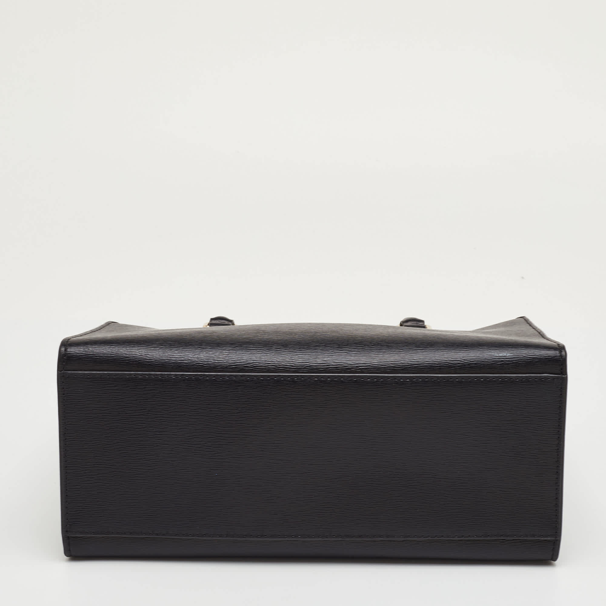 Dkny Bryant Black Leather Shopper Tote