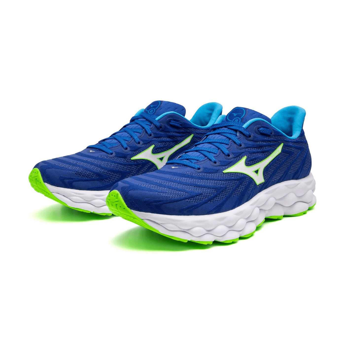 Mizuno Wave Sky 8 Running Shoe Reflex Blue - White