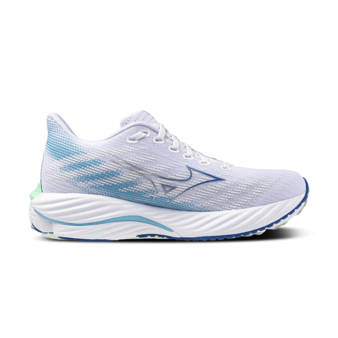 Mizuno Wave Rider 28 Running Shoe White - Ultimate Grey