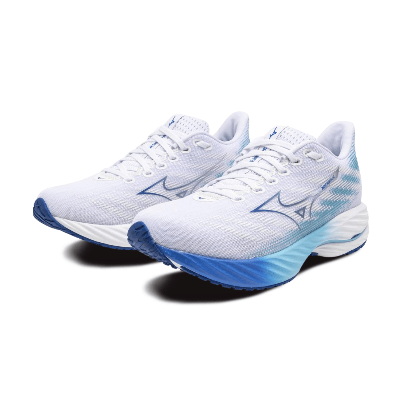 Mizuno Wave Rider 28 Running Shoe White - Ultimate Grey