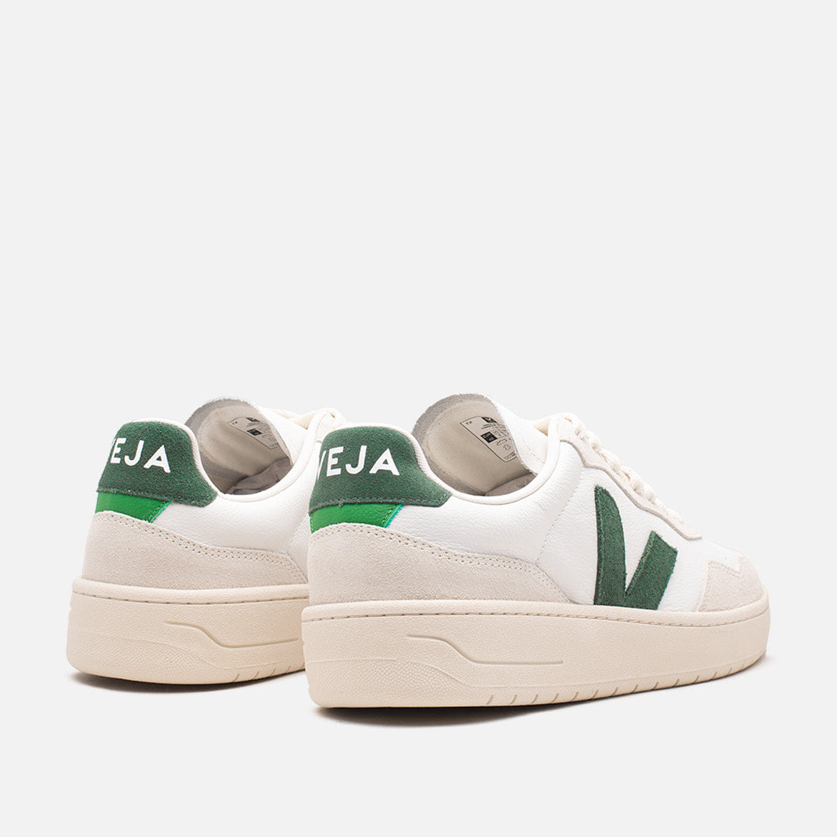 VEJA V - 90 O.T. LEATHER - WHITE / CYPRUS