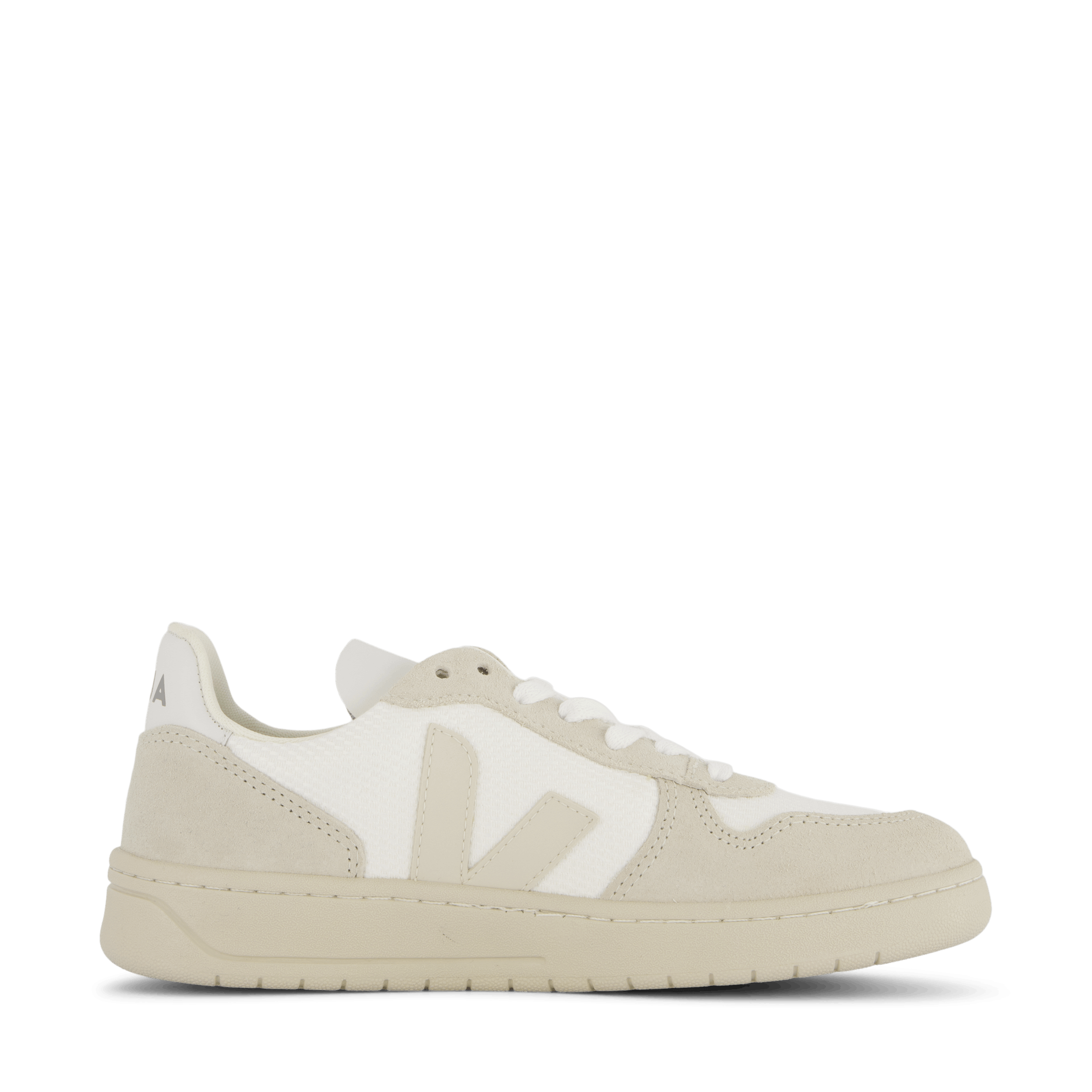 Veja V - 10 B Mesh White Natural Pierre