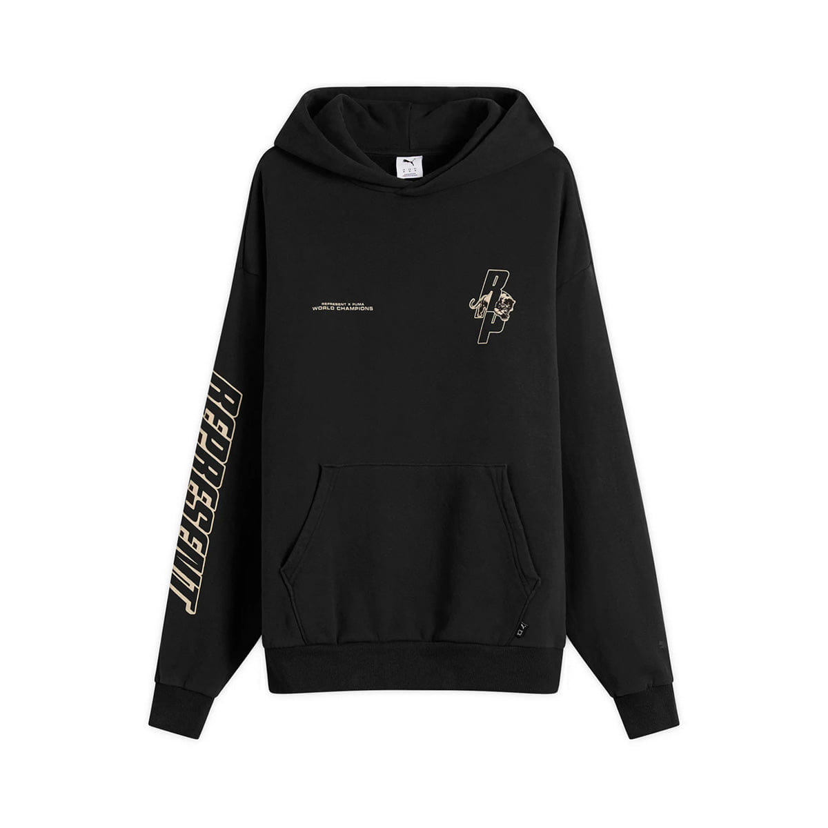 PUMA + Represent LS Hoodie Black