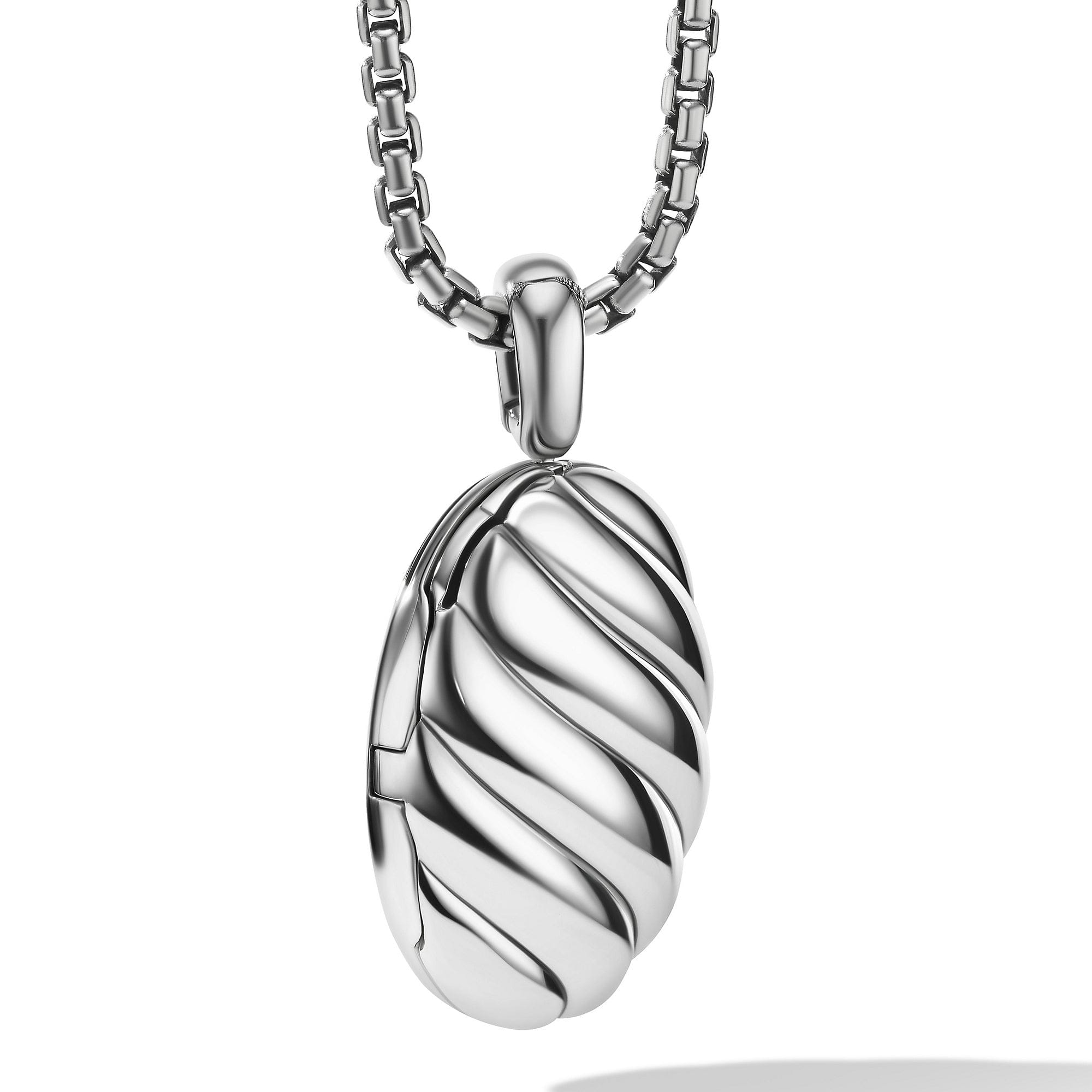 David Yurman Sculpted Cable Locket Amulet - D17164 SS