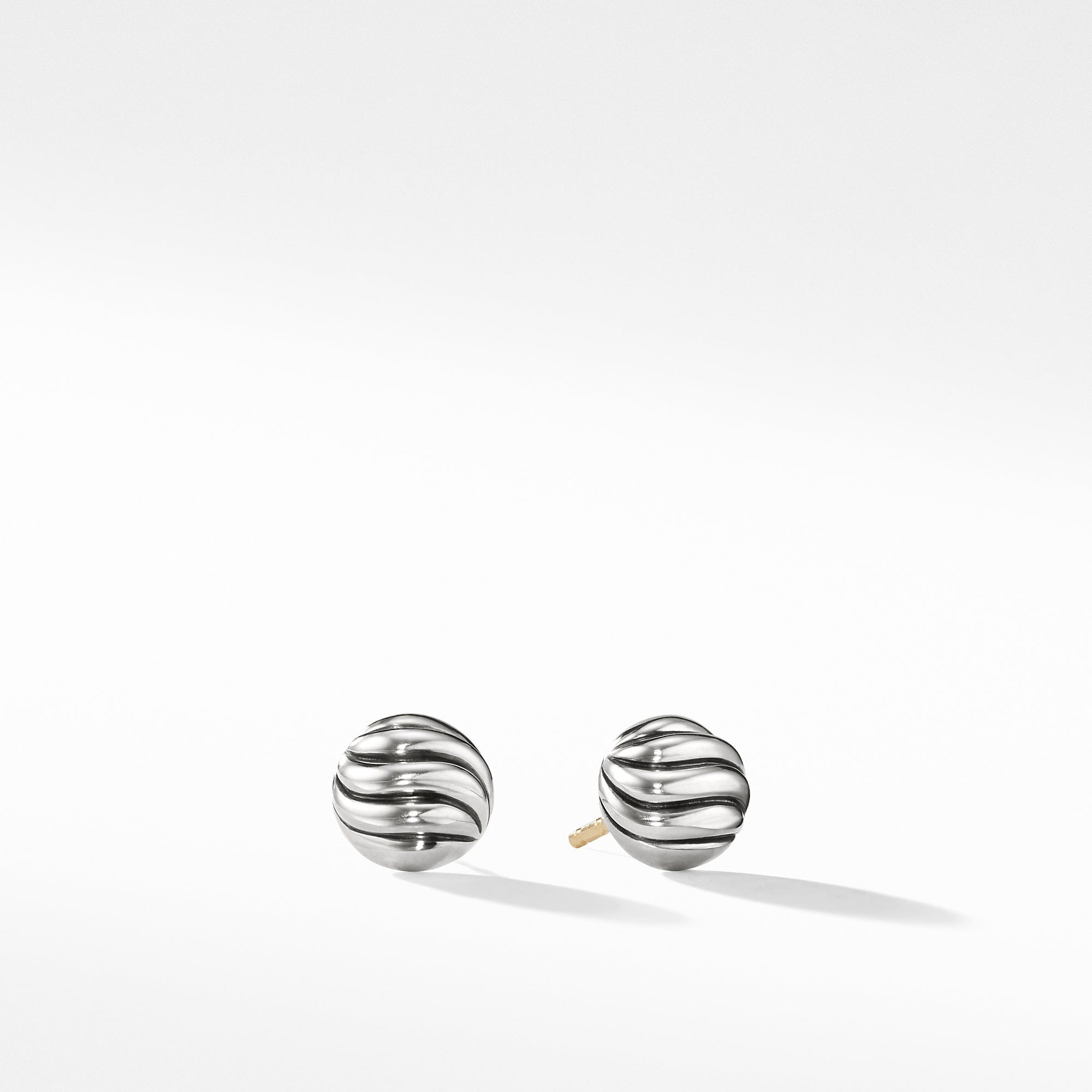 David Yurman Sculpted Cable Stud Earrings - E12155 SS