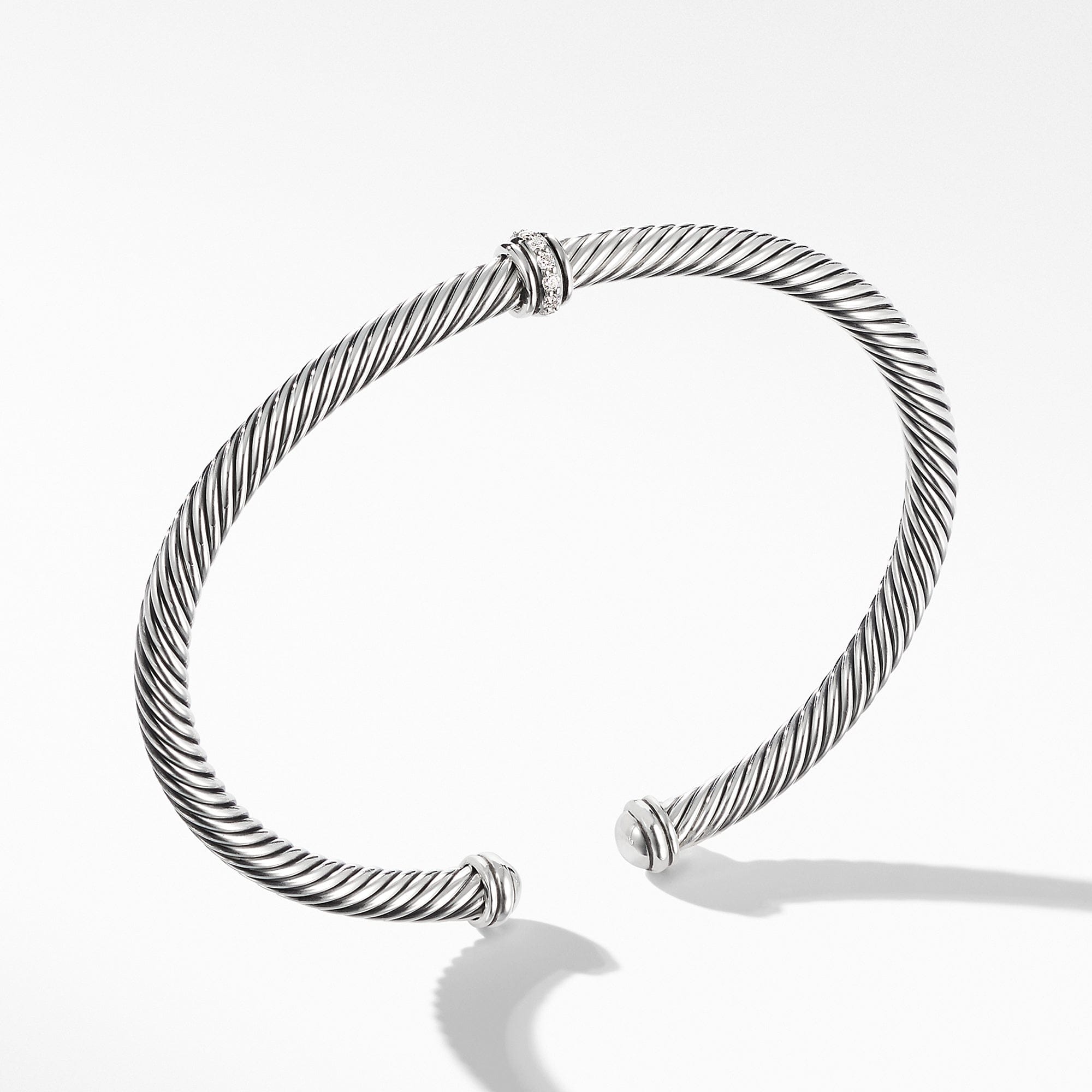 David Yurman Cable Classic Center Station Bracelet with Diamonds - B14761DSSADI