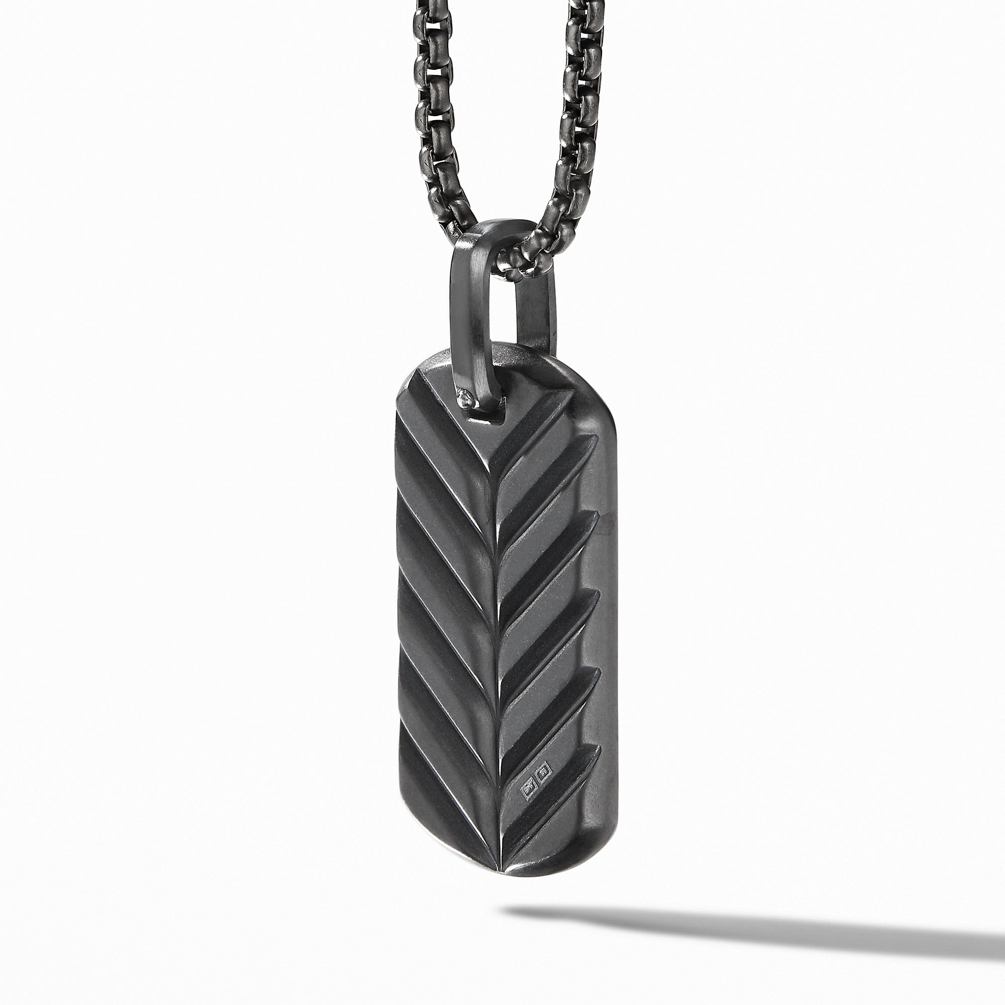 David Yurman Streamline® Tag in Black Titanium - D25382MBB