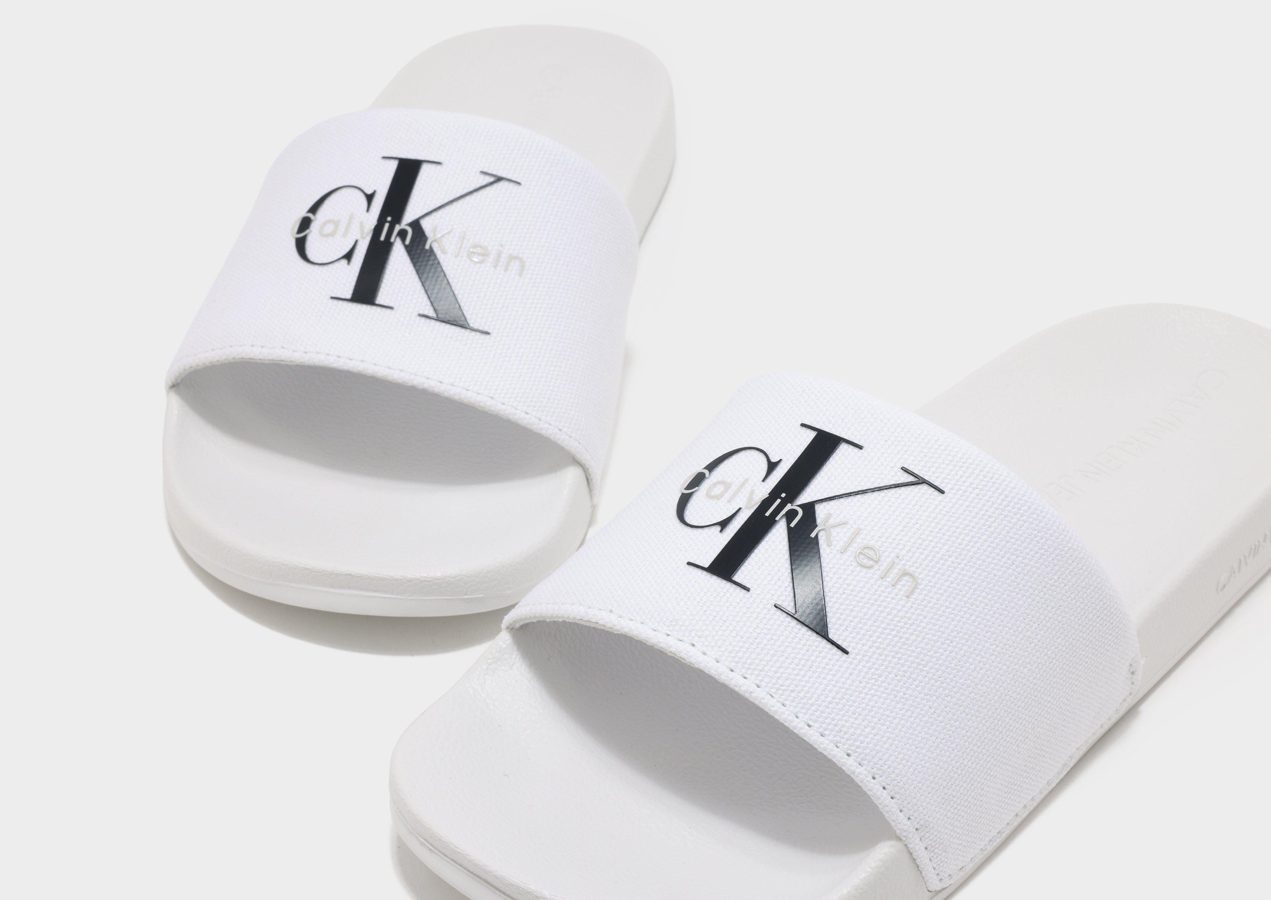 Calvin Klein Monogram Slides Women's
