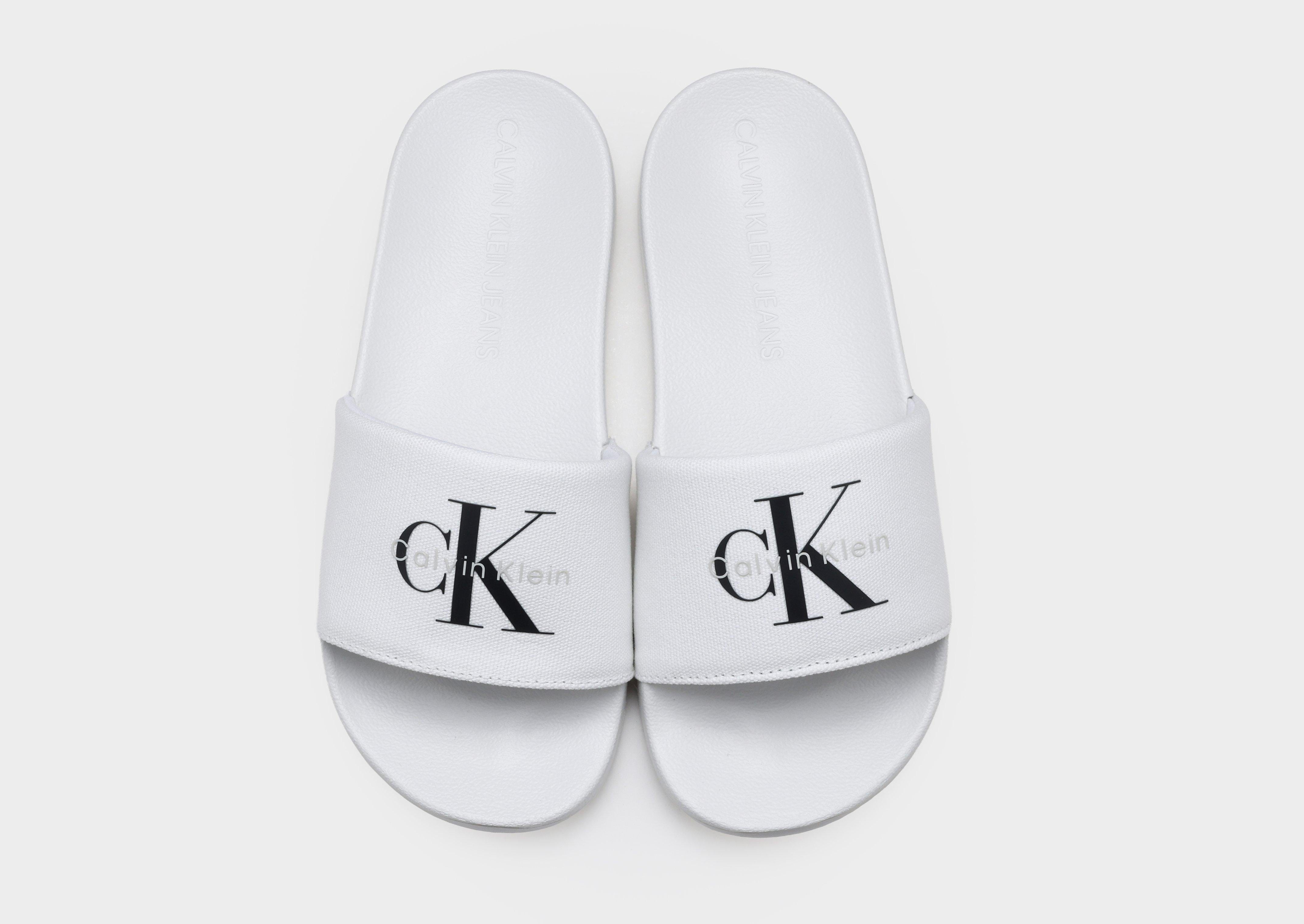Calvin Klein Monogram Slides Women's