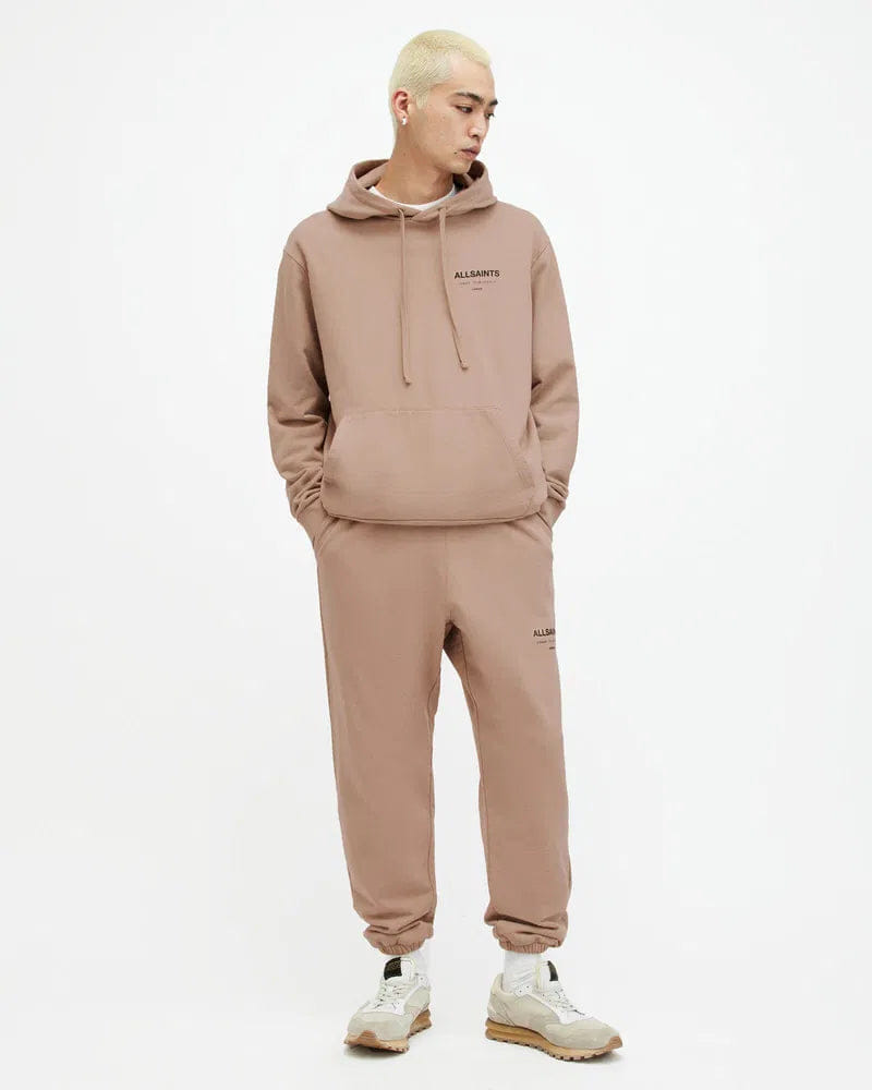 ALL SAINTS TOFFEE TAUPE UNDERGROUND OVERHEAD HOODIE