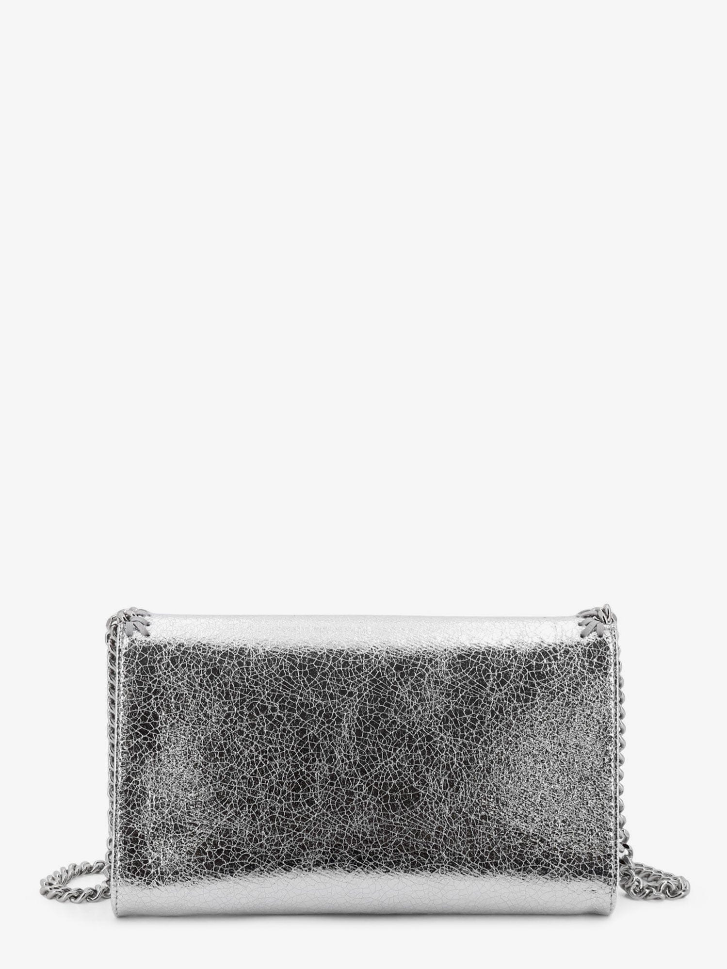 Stella Mccartney Women Falabella Metallic Fabric Crossbody Bag