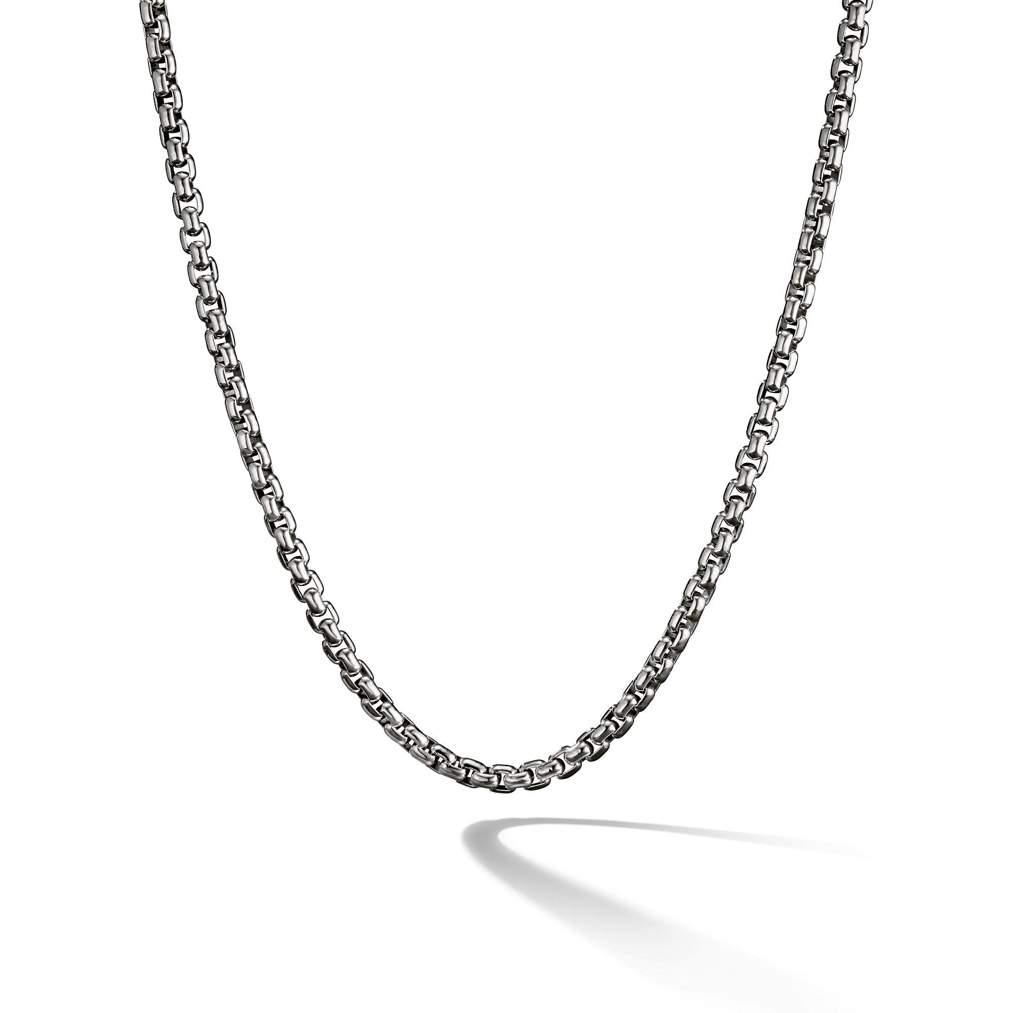 David Yurman Large Box Chain Necklace, 24" - CH0235MSS24