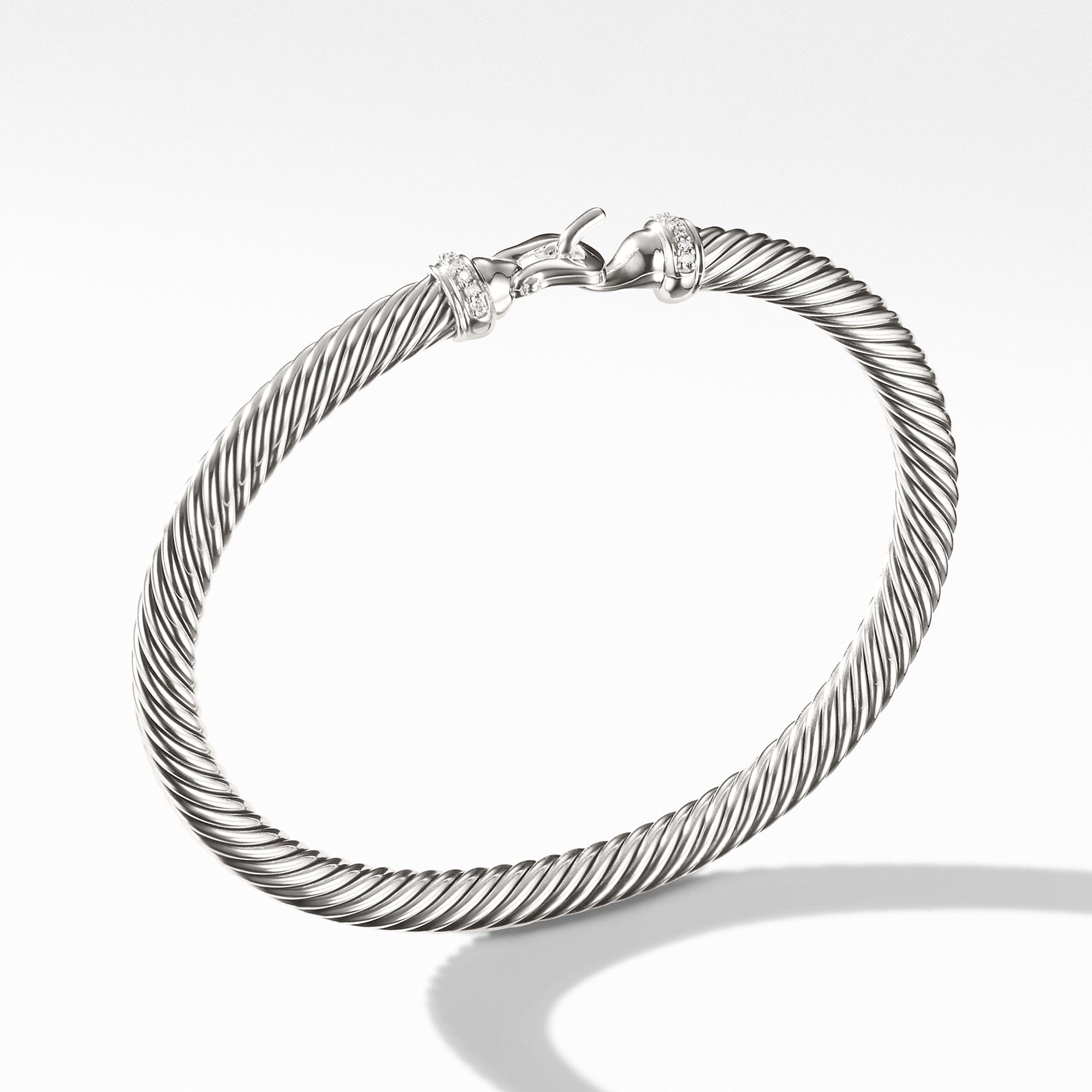 David Yurman Cable Buckle Bracelet with Diamonds - B09308DSSADI - 883932159134