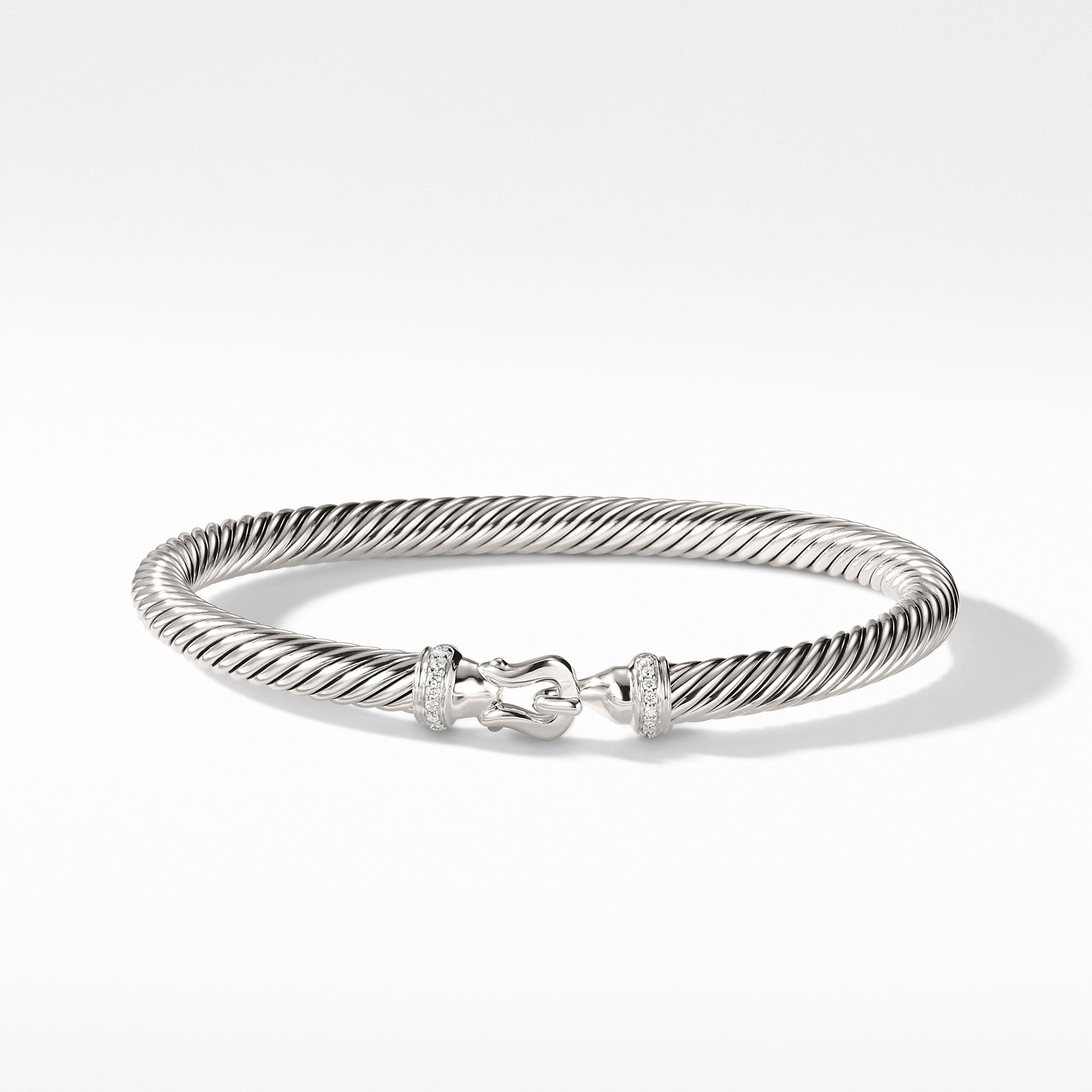 David Yurman Cable Buckle Bracelet with Diamonds - B09308DSSADI - 883932159134