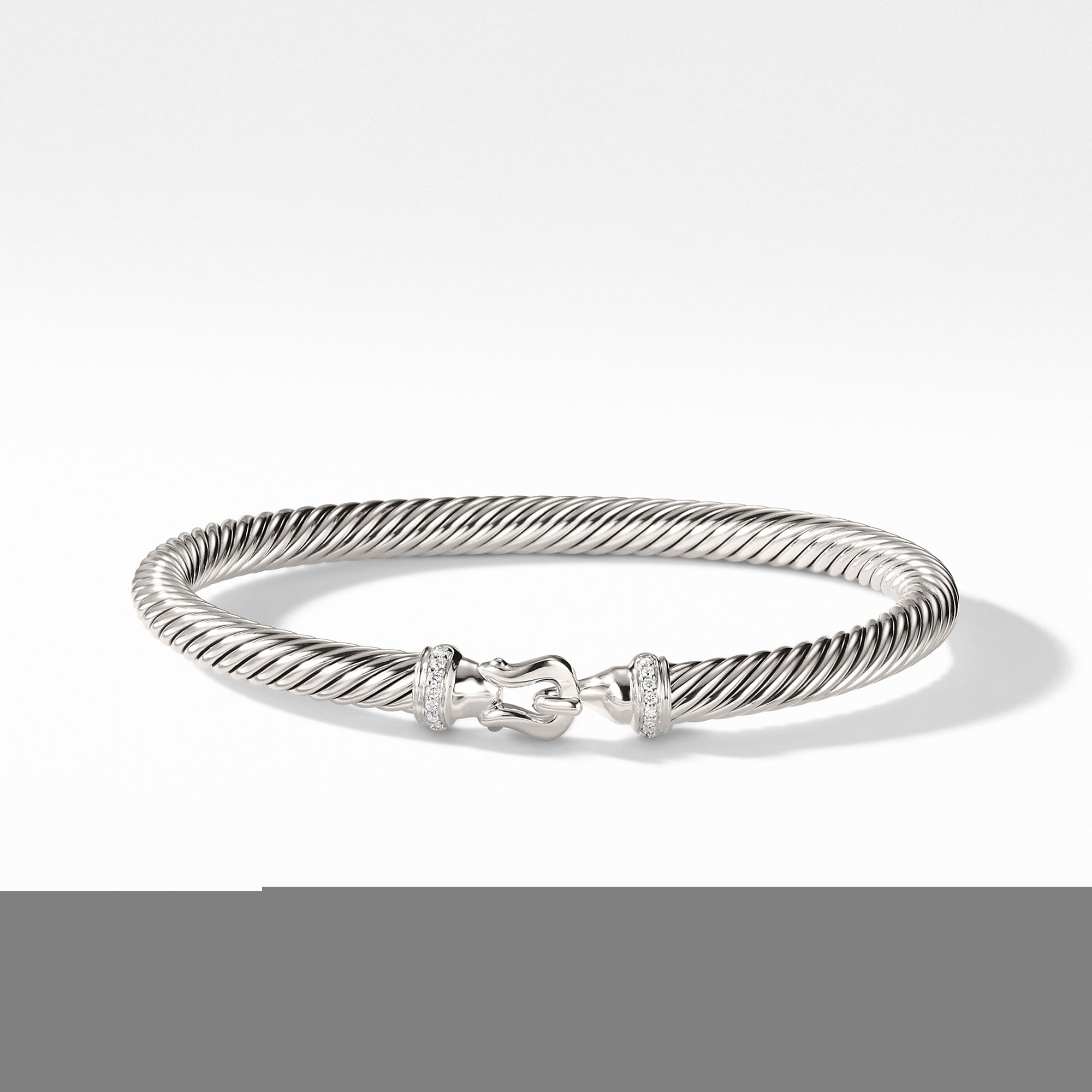 David Yurman Cable Buckle Bracelet with Diamonds - B09308DSSADI - 883932159134