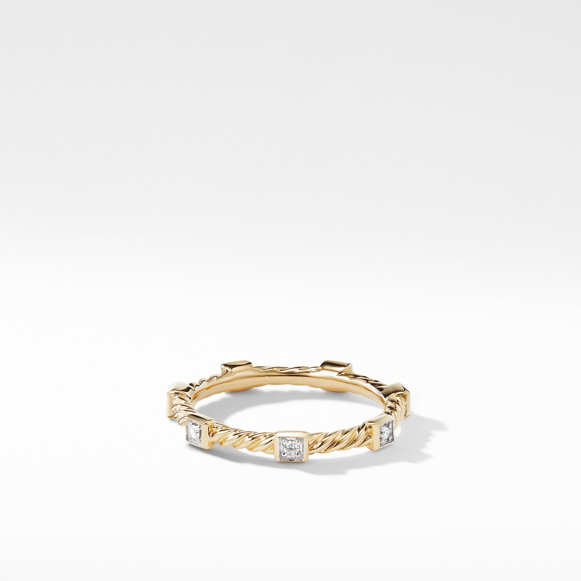 David Yurman Ring with Diamonds in 18K Gold - R12820D88ADI