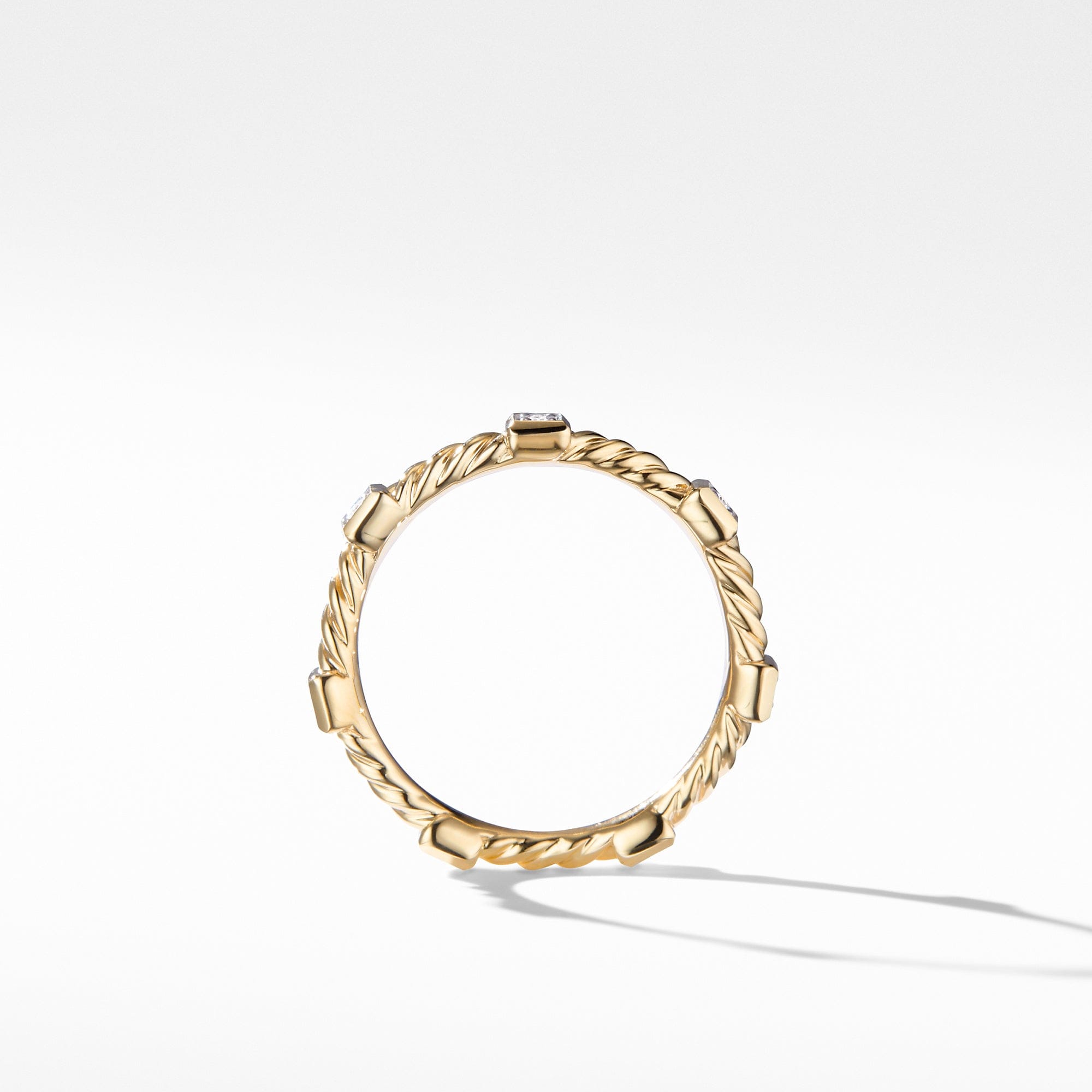David Yurman Ring with Diamonds in 18K Gold - R12820D88ADI