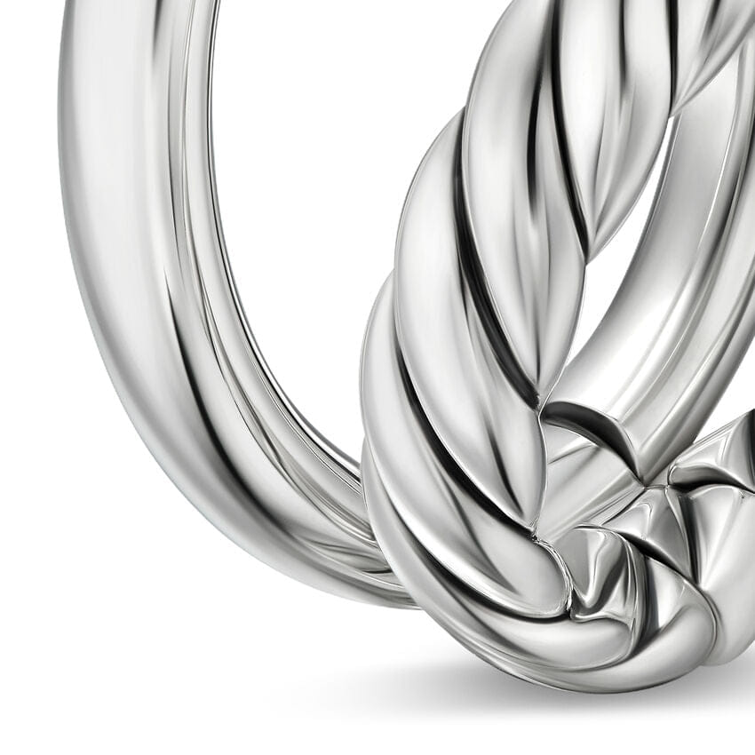 David Yurman DY Mercer Two Row Ring in Sterling Silver, 8 mm, Size 7