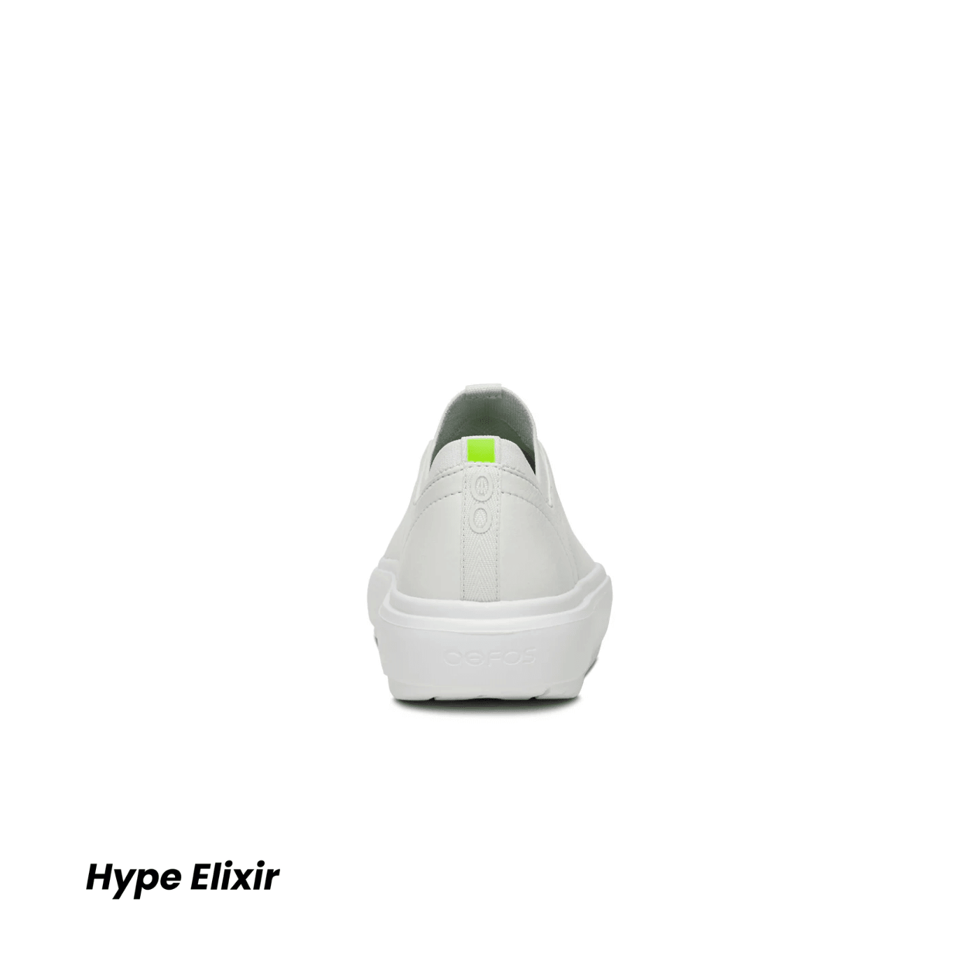 Oofos Club+ Women's Slip - On Leather Shoe White