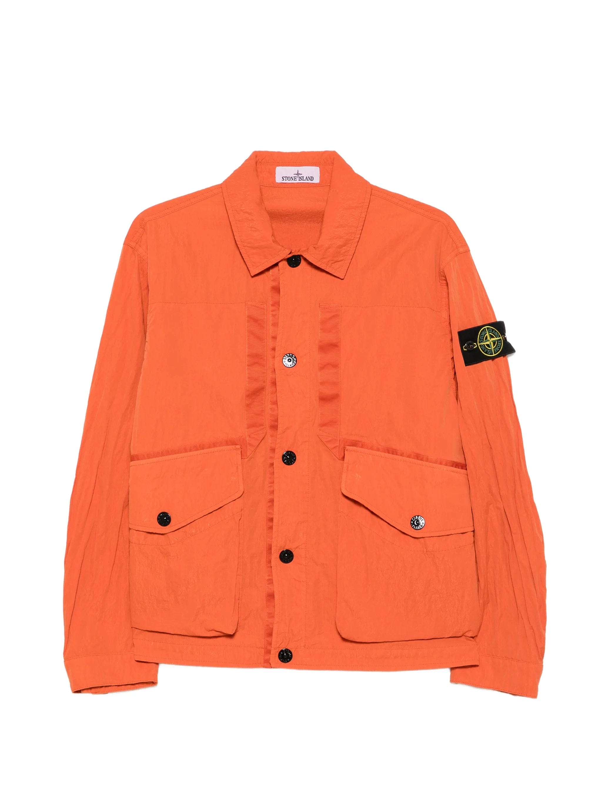 Stone Island logo - patch shirt jacket