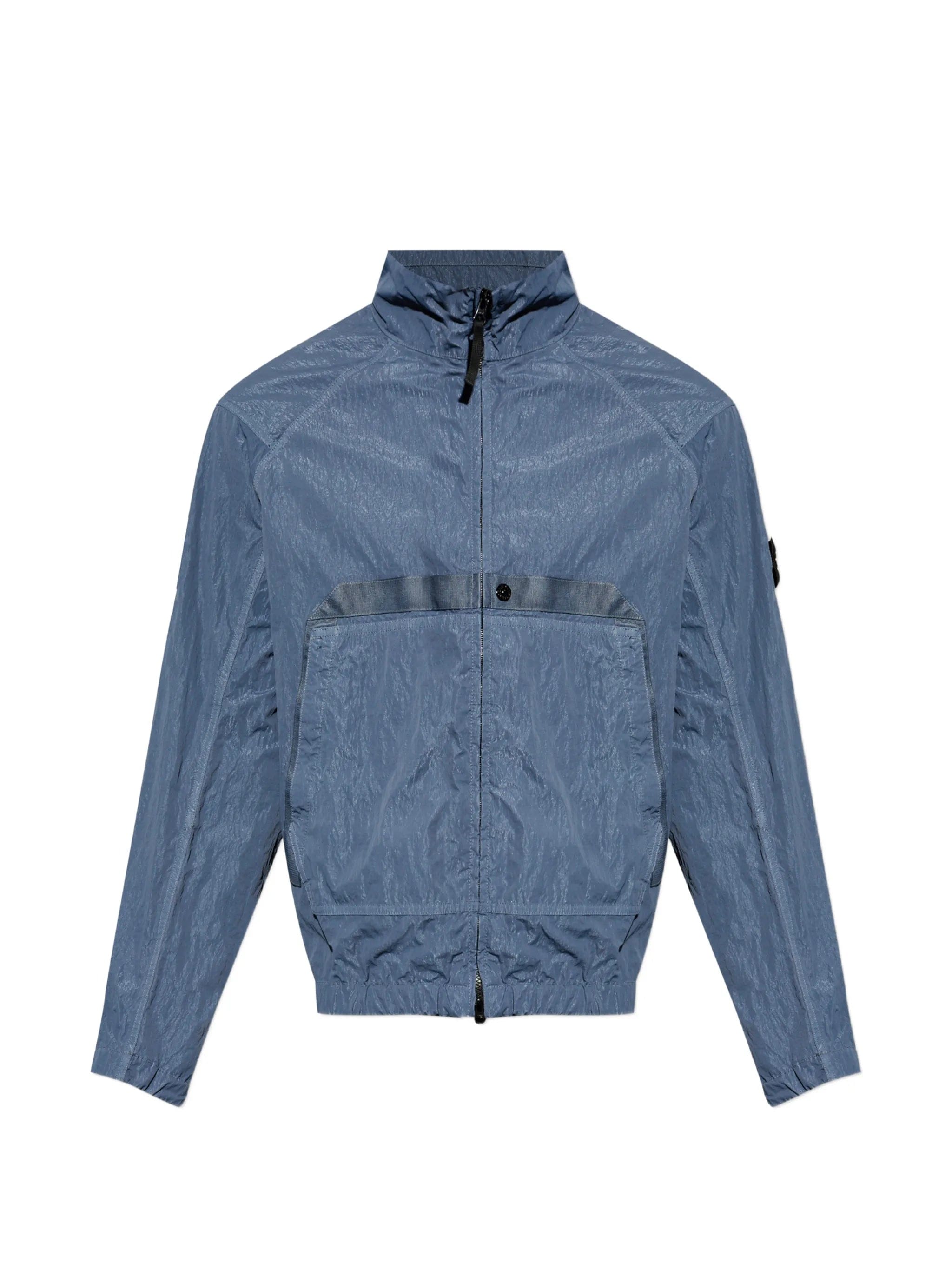 Stone Island logo - patch zip - up jacket