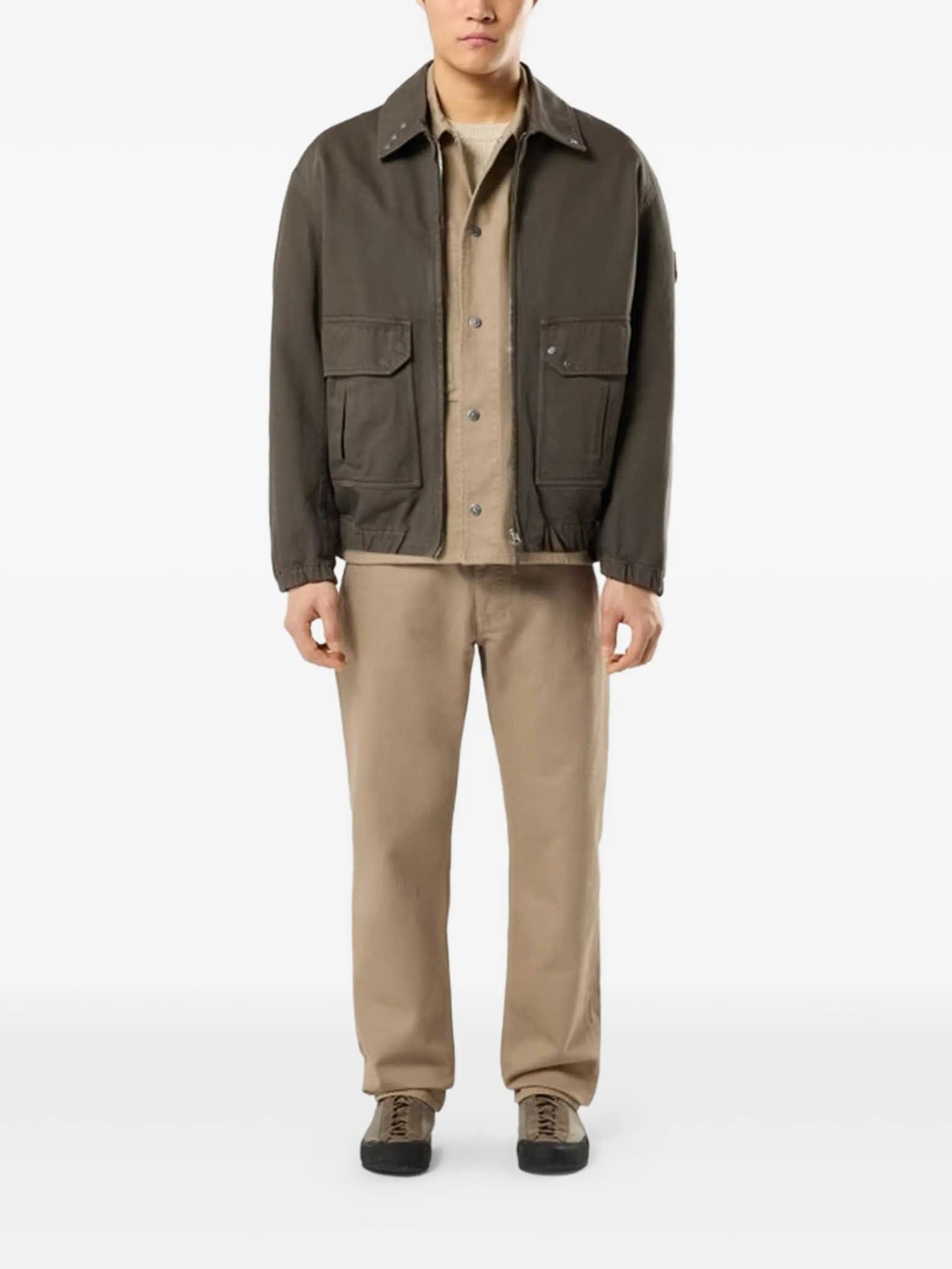 Stone Island denim coach jacket