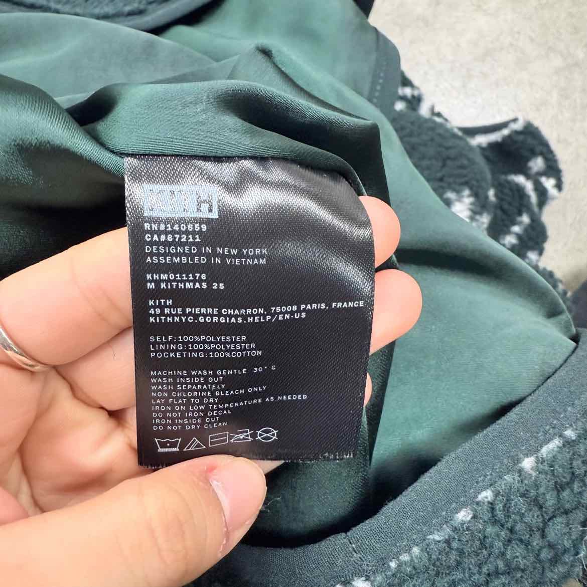 Kith Jacket KITHMAS Green New Size XXL