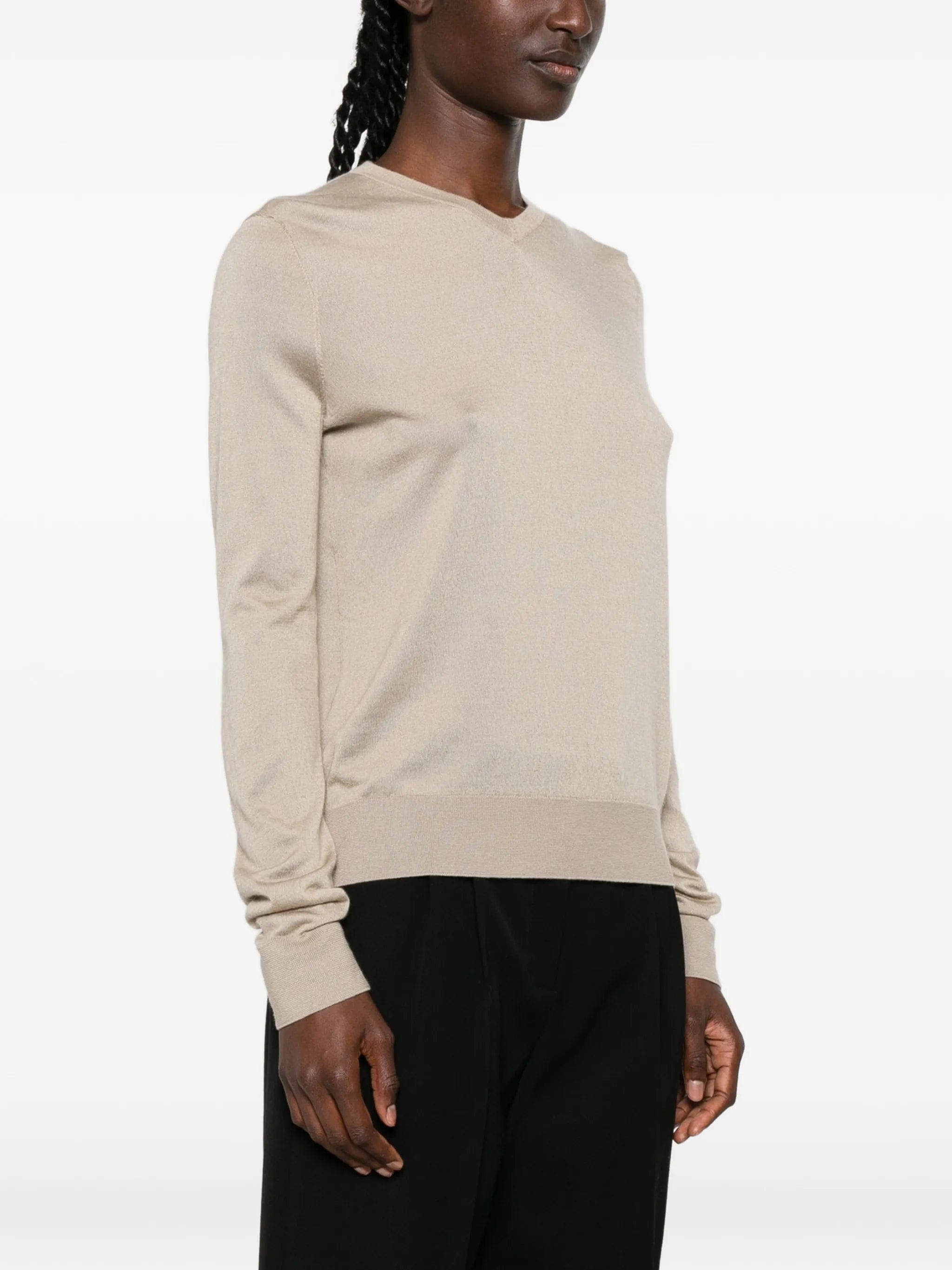The Row Ondre V - neck jumper