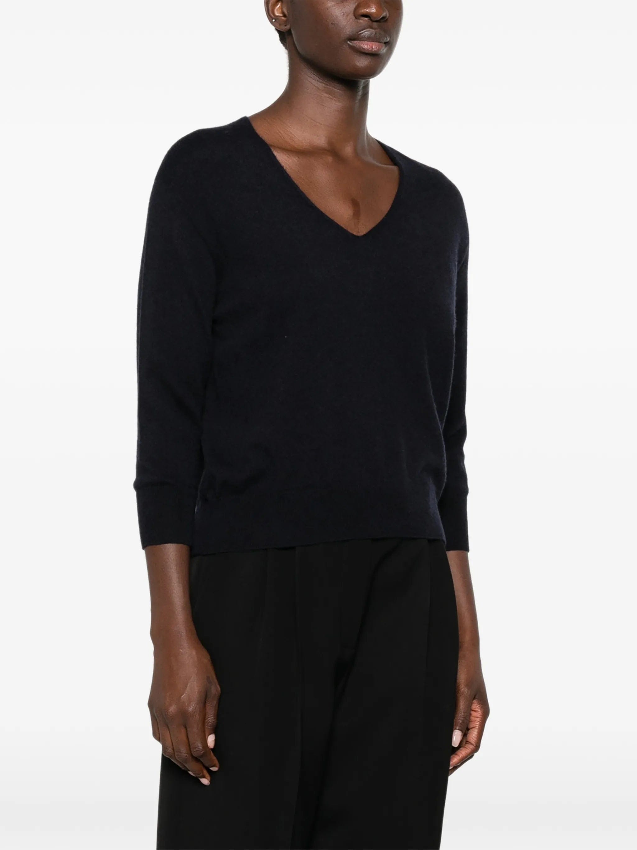 The Row Orchidea V - neck sweater