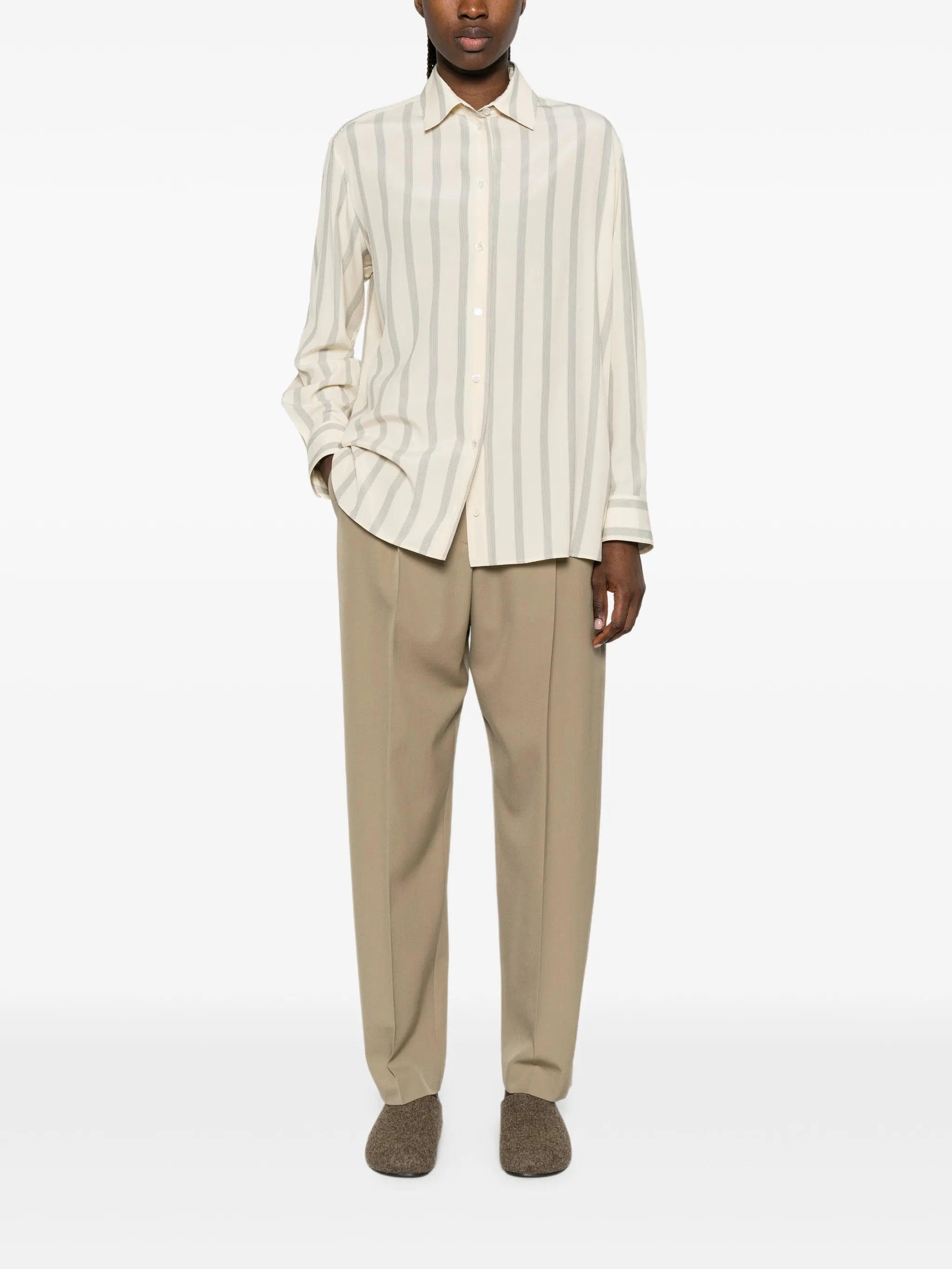 The Row Sisilia striped shirt