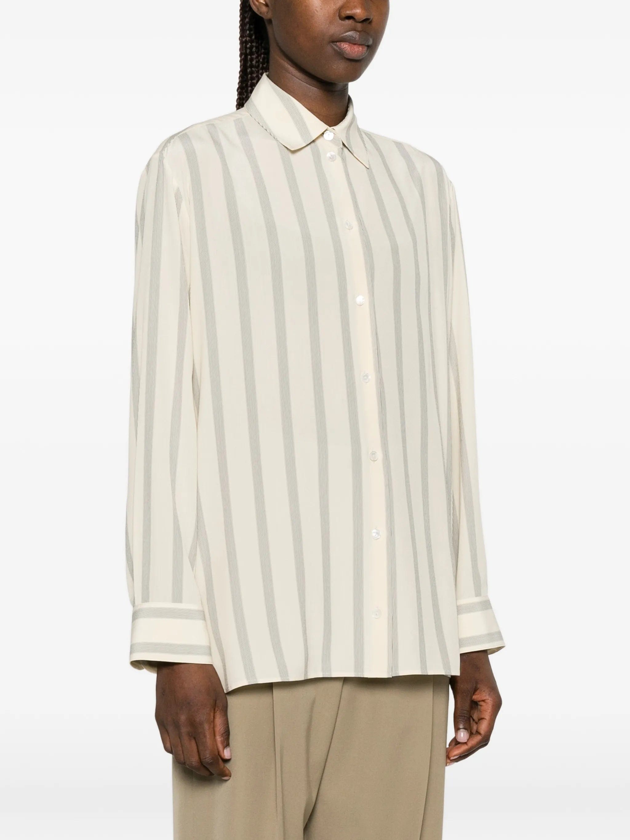 The Row Sisilia striped shirt