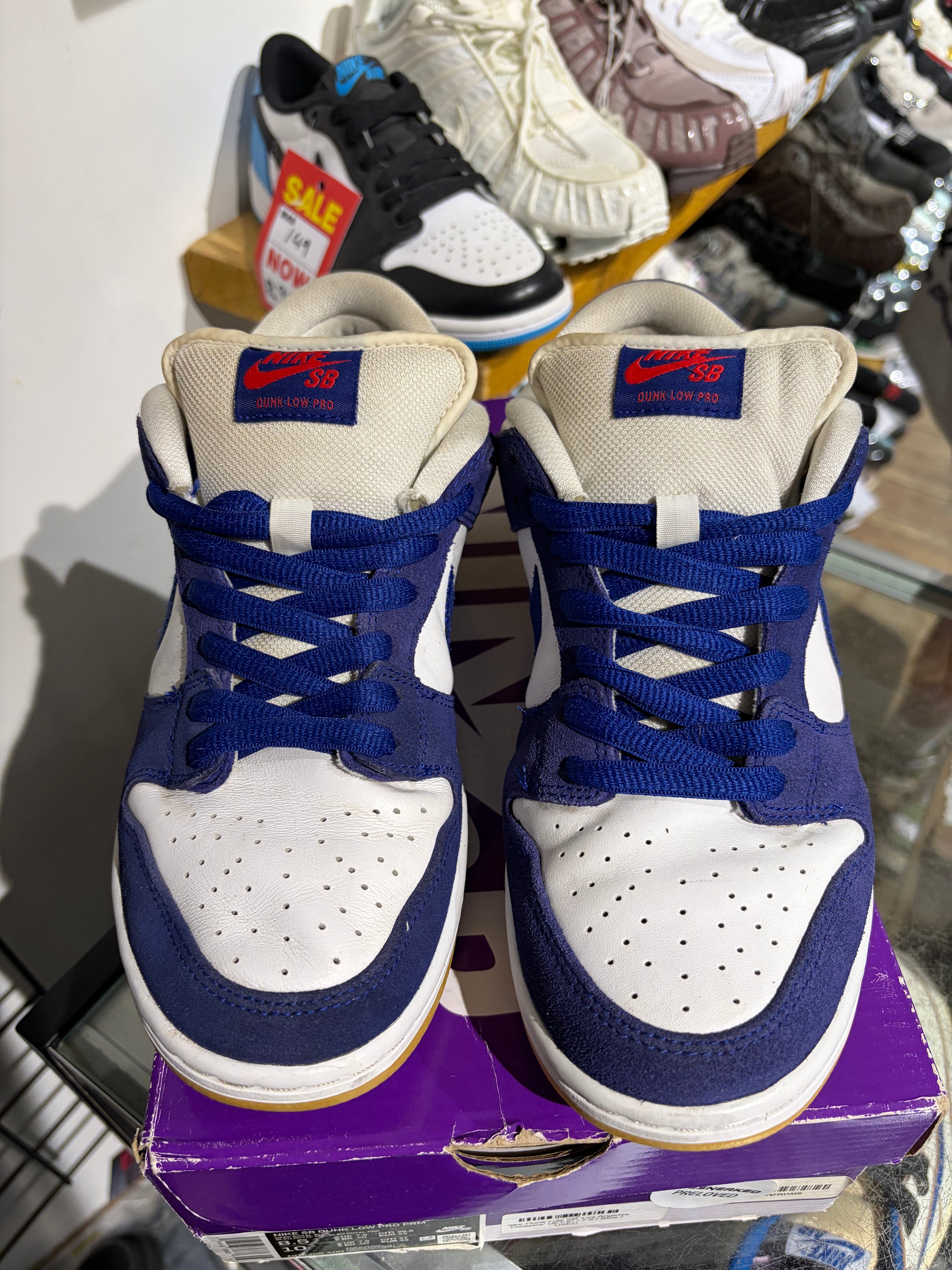 Resneaked SB Dunk Low Dodgers UK 7.5 #96