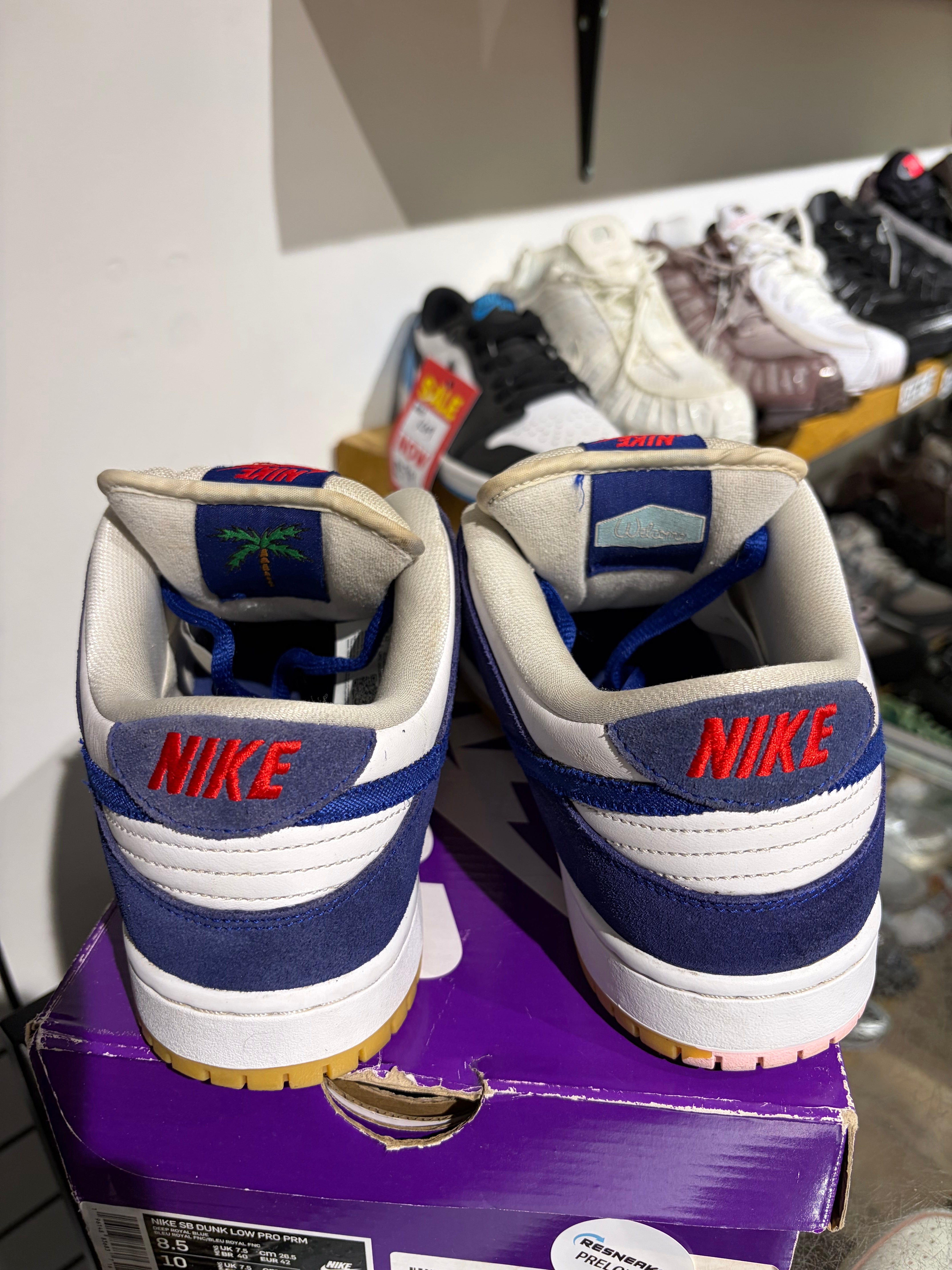 Resneaked SB Dunk Low Dodgers UK 7.5 #96