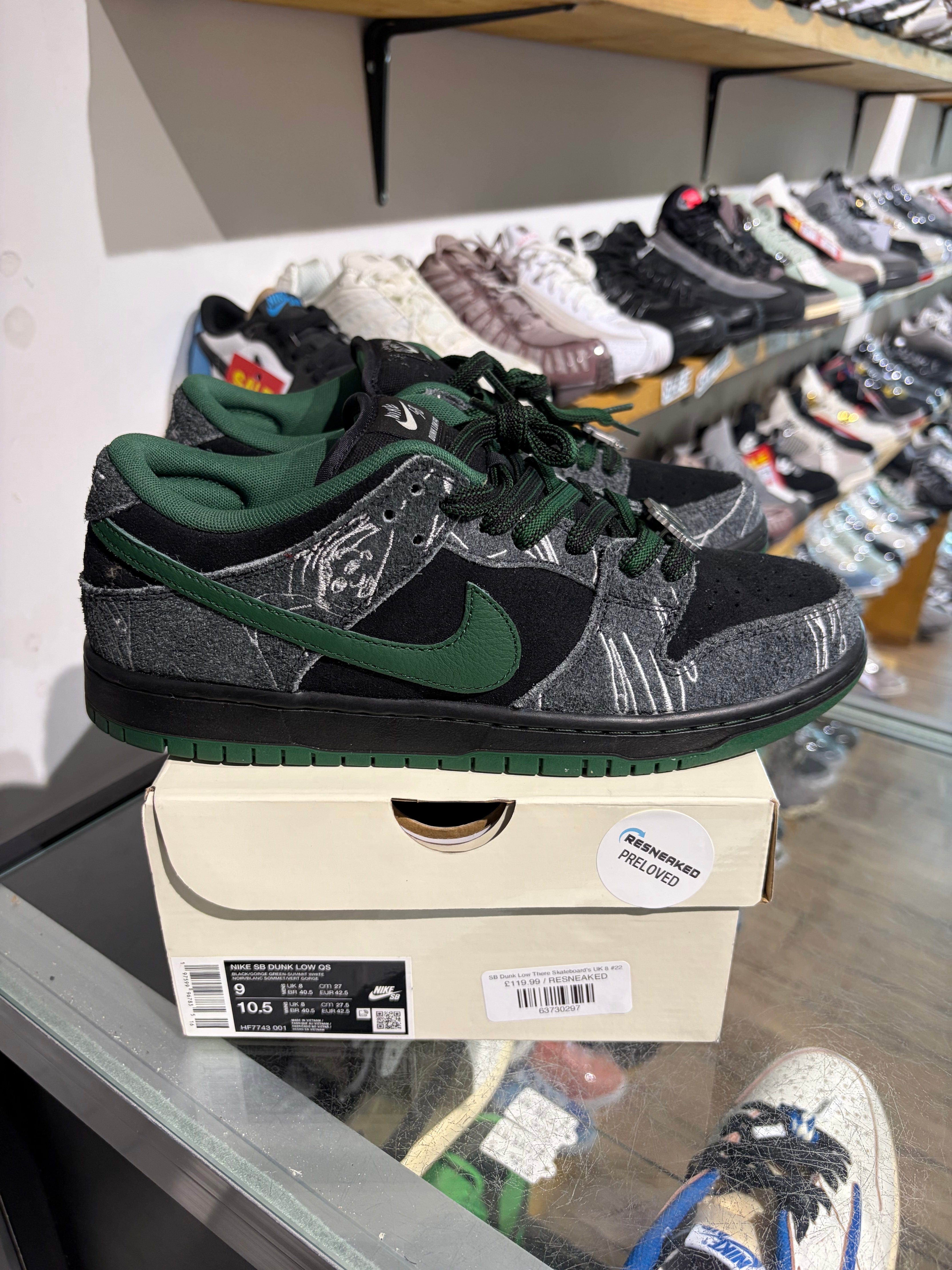 There SB Dunk Low There Skateboard's UK 8 #22