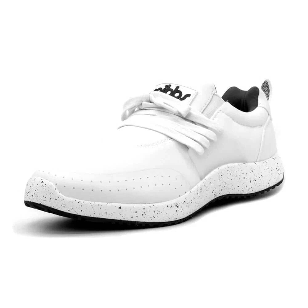 WHITE* Snibbs Spacecloud Sneaker Women's White Water - Resistant Work Shoes HAM601