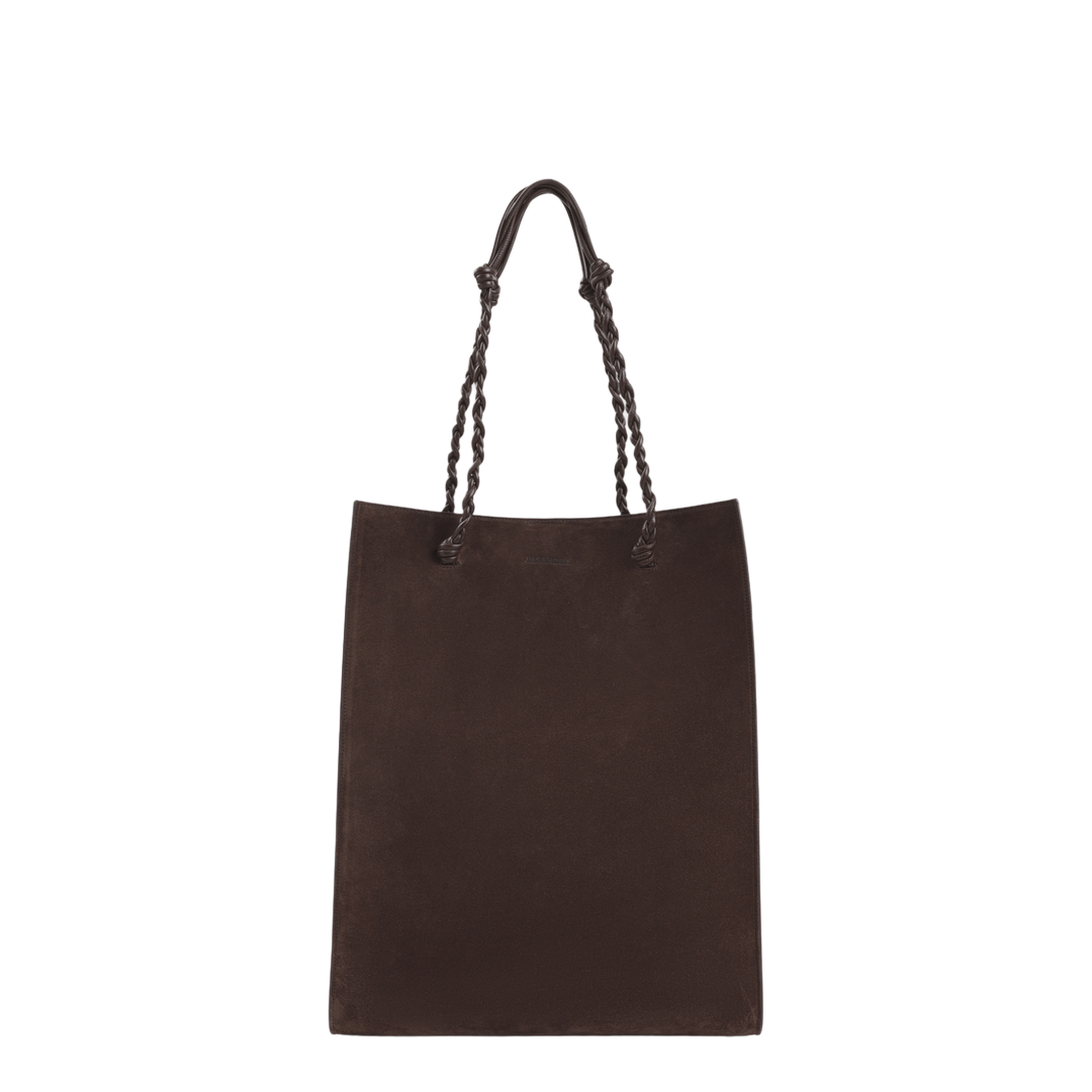 Jil Sander The Marino Calf Leather Tote - Midnight Brown