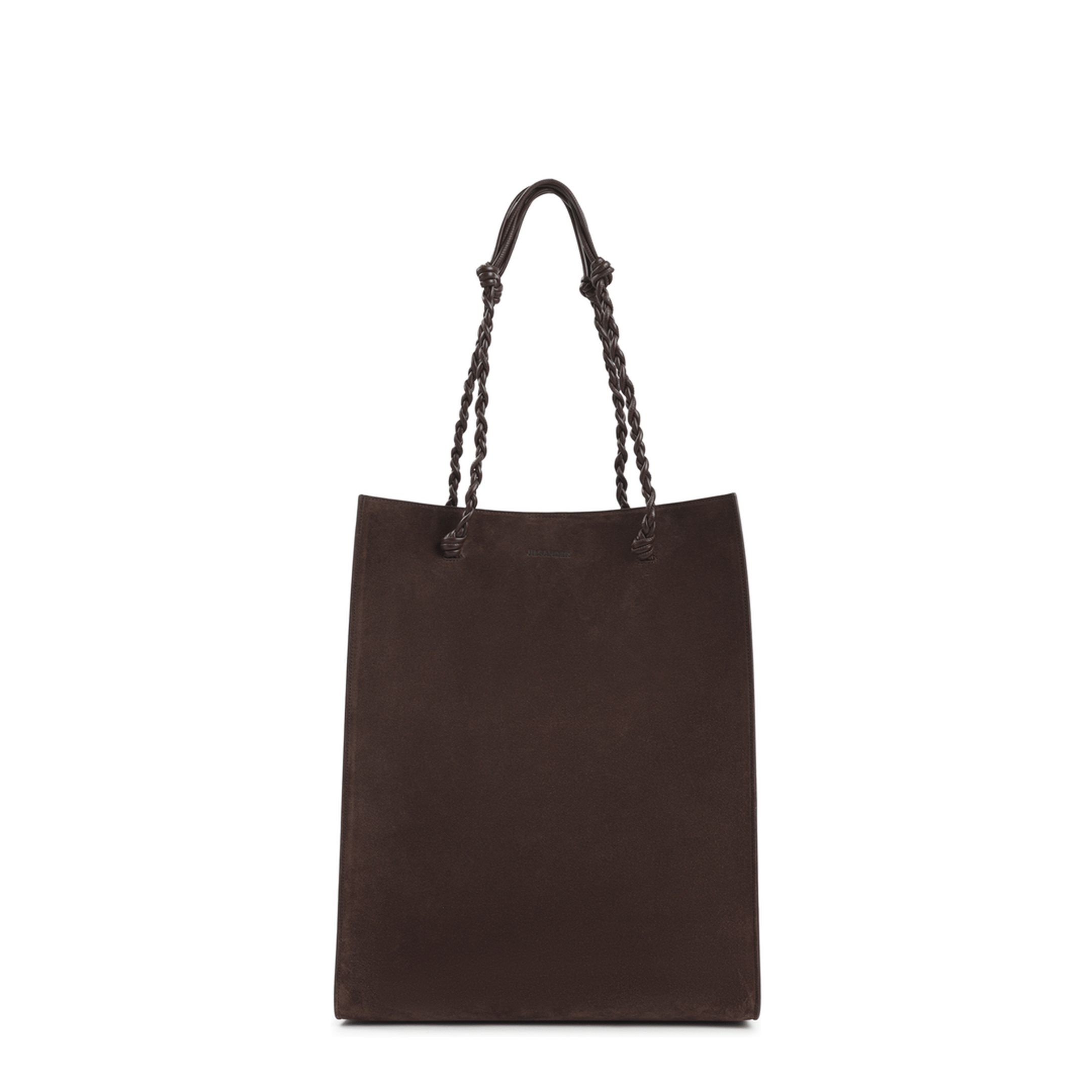 Jil Sander The Marino Calf Leather Tote - Midnight Brown