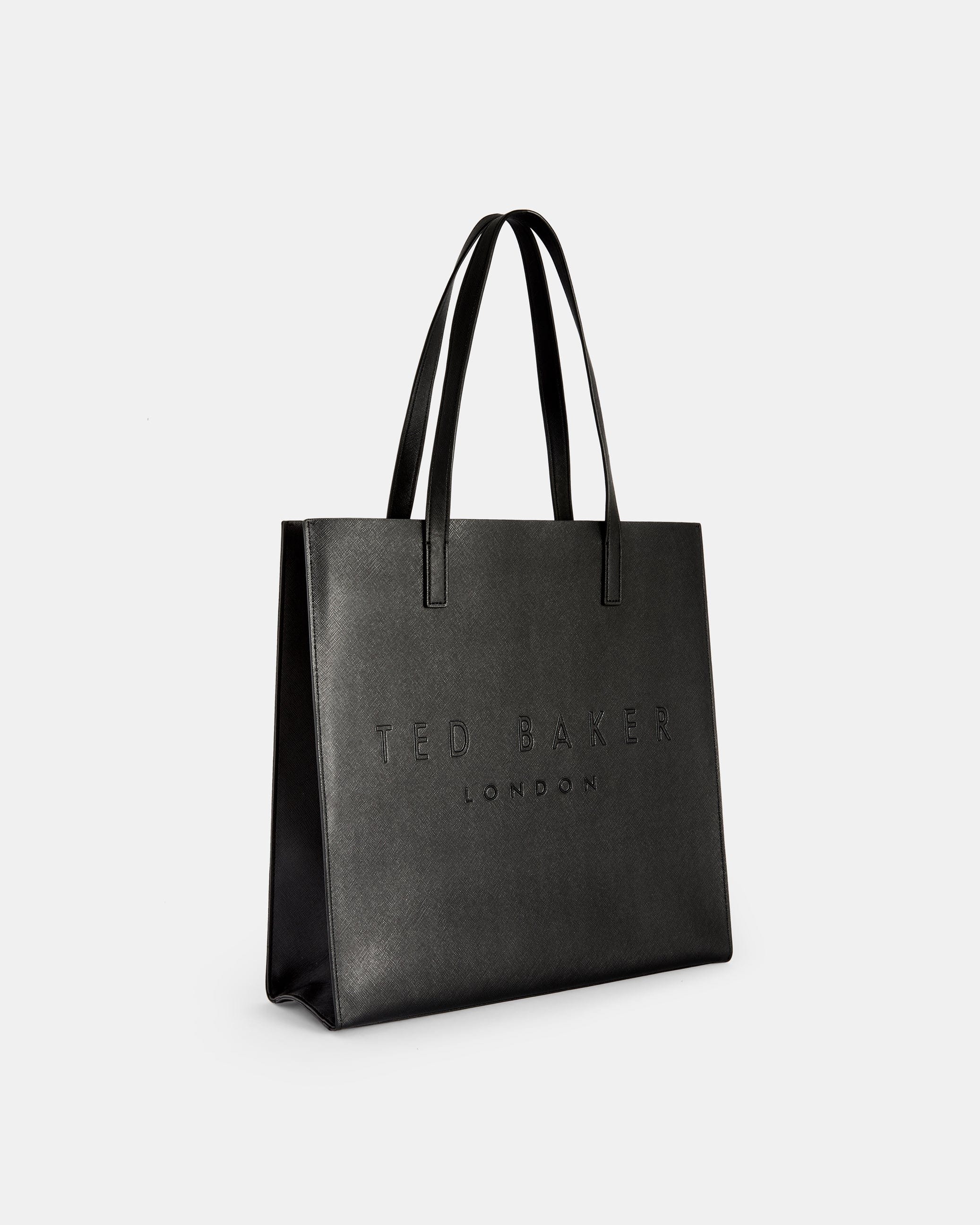 Ted Baker Soocon Large Crosshatch Icon Bag Black
