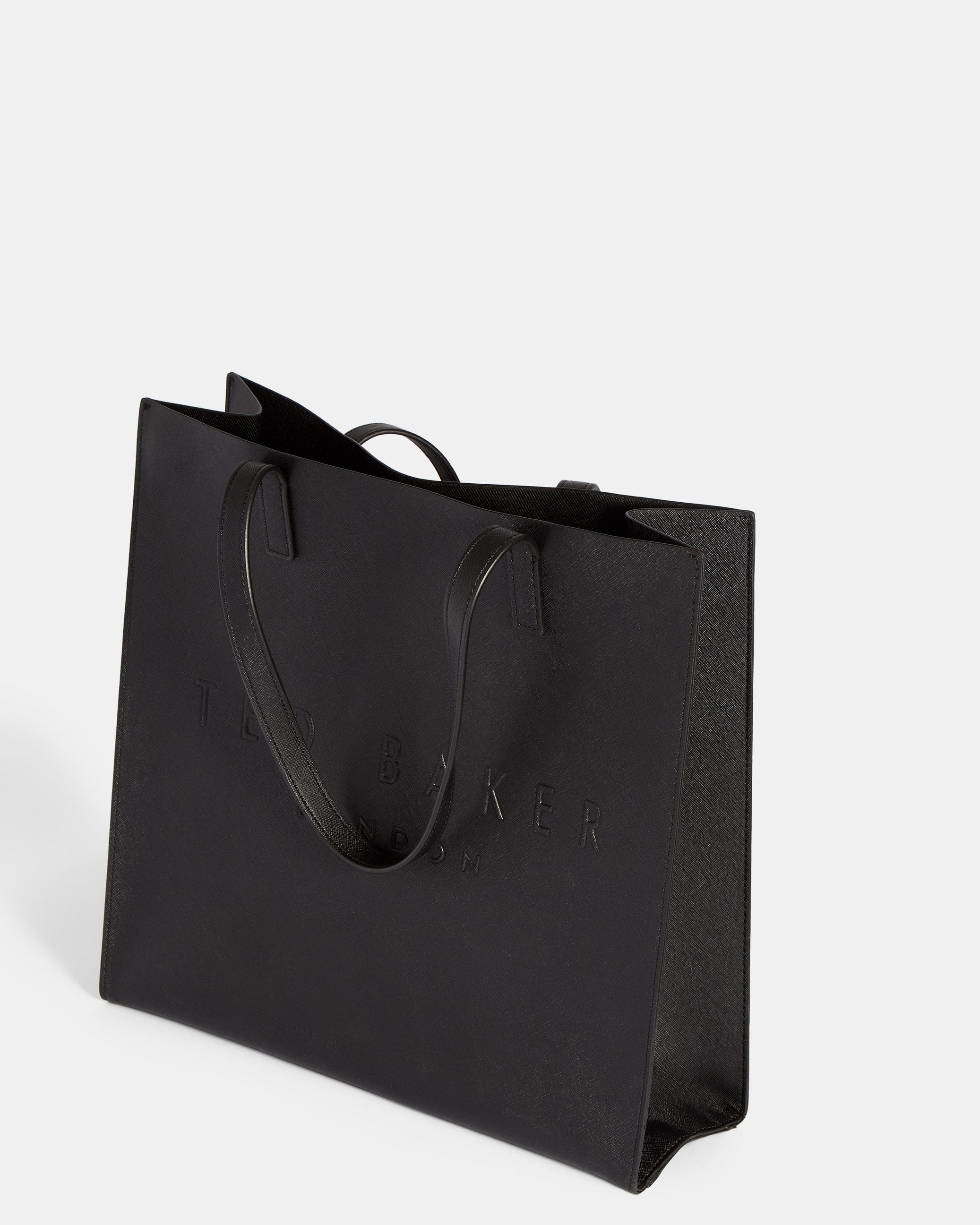 Ted Baker Soocon Large Crosshatch Icon Bag Black