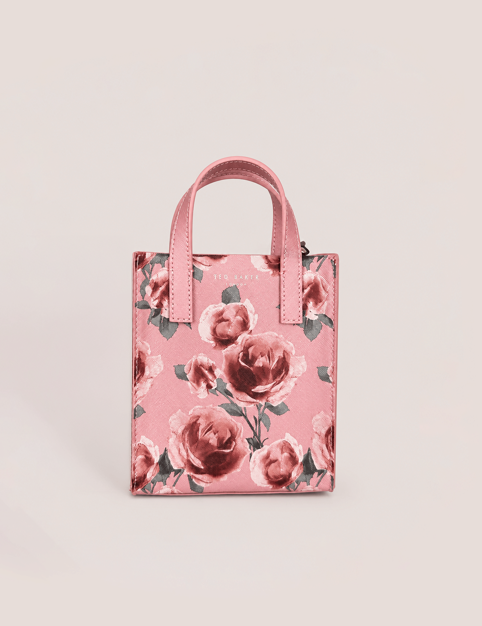 Ted Baker Garni Print Mini Icon Bag Pink