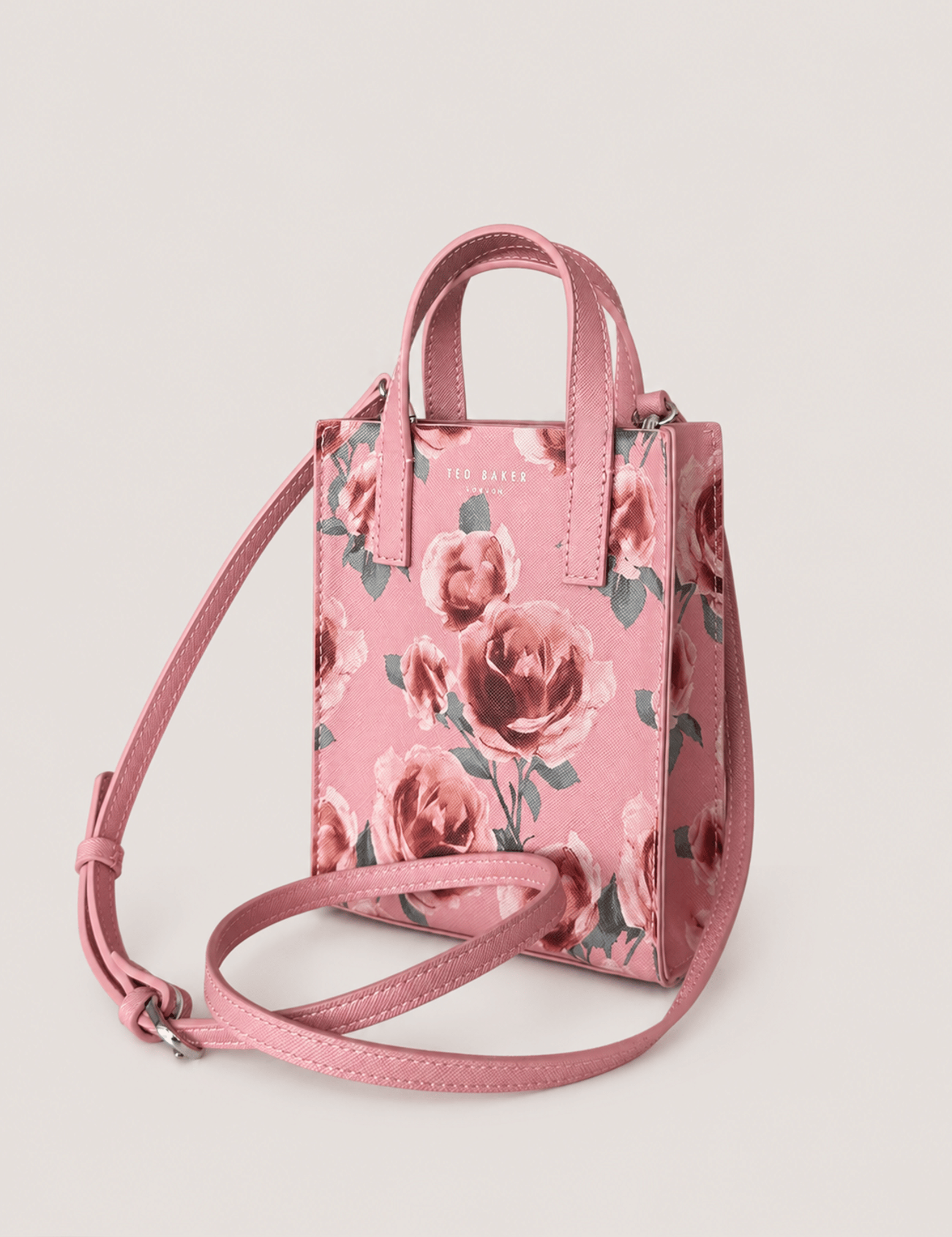 Ted Baker Garni Print Mini Icon Bag Pink