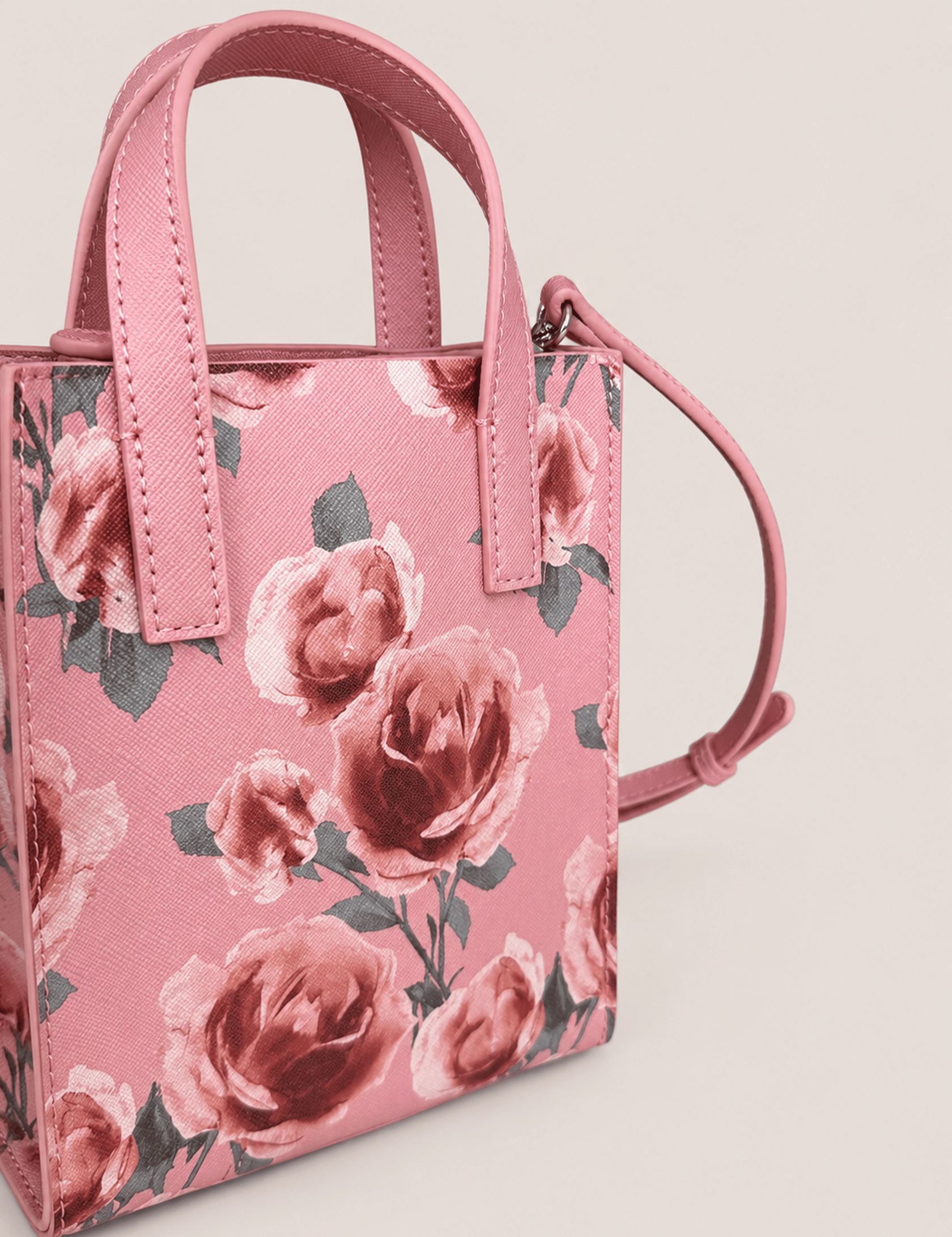 Ted Baker Garni Print Mini Icon Bag Pink