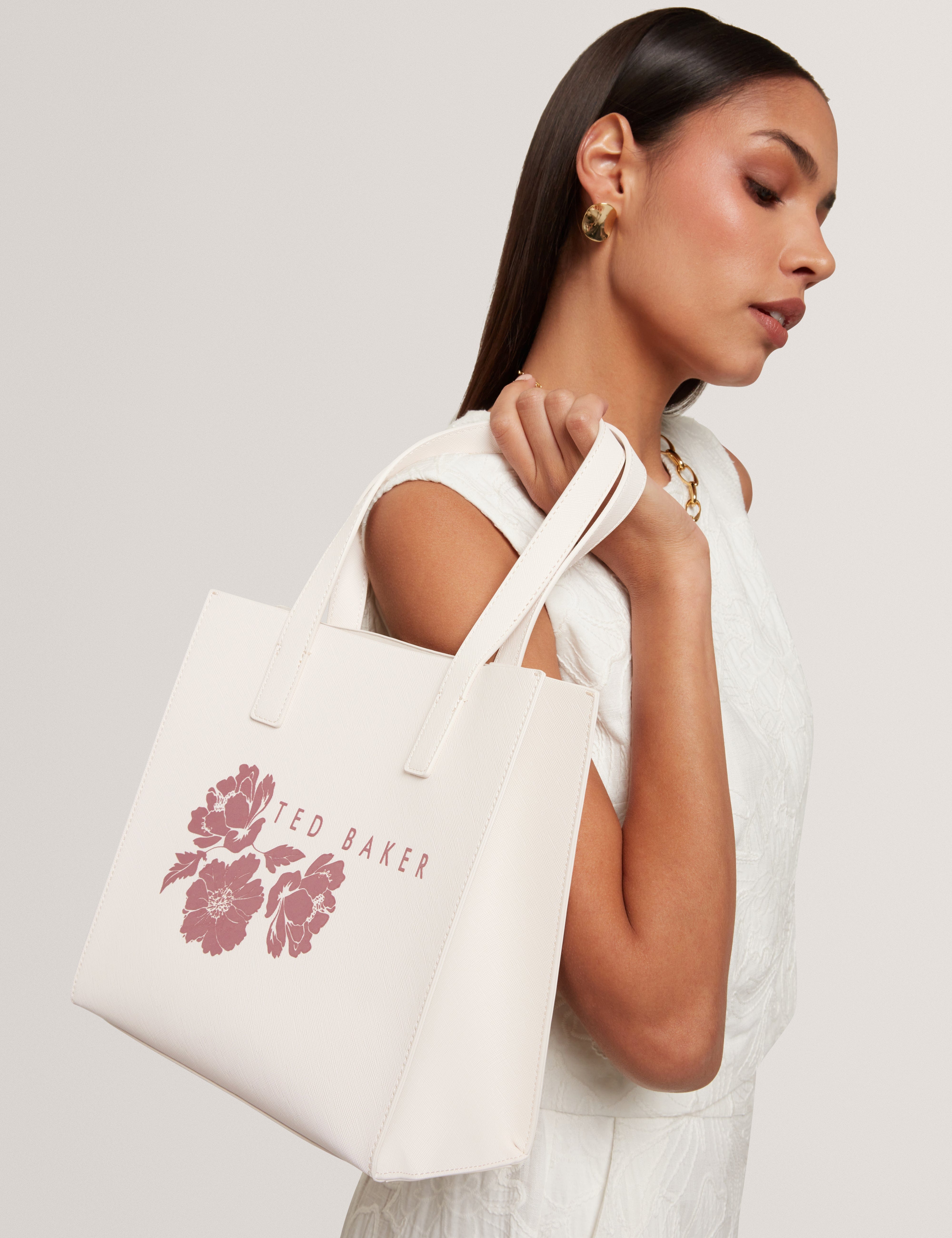 Ted Baker Ripcon Floral Graphic Small Icon Bag Pl - Pink
