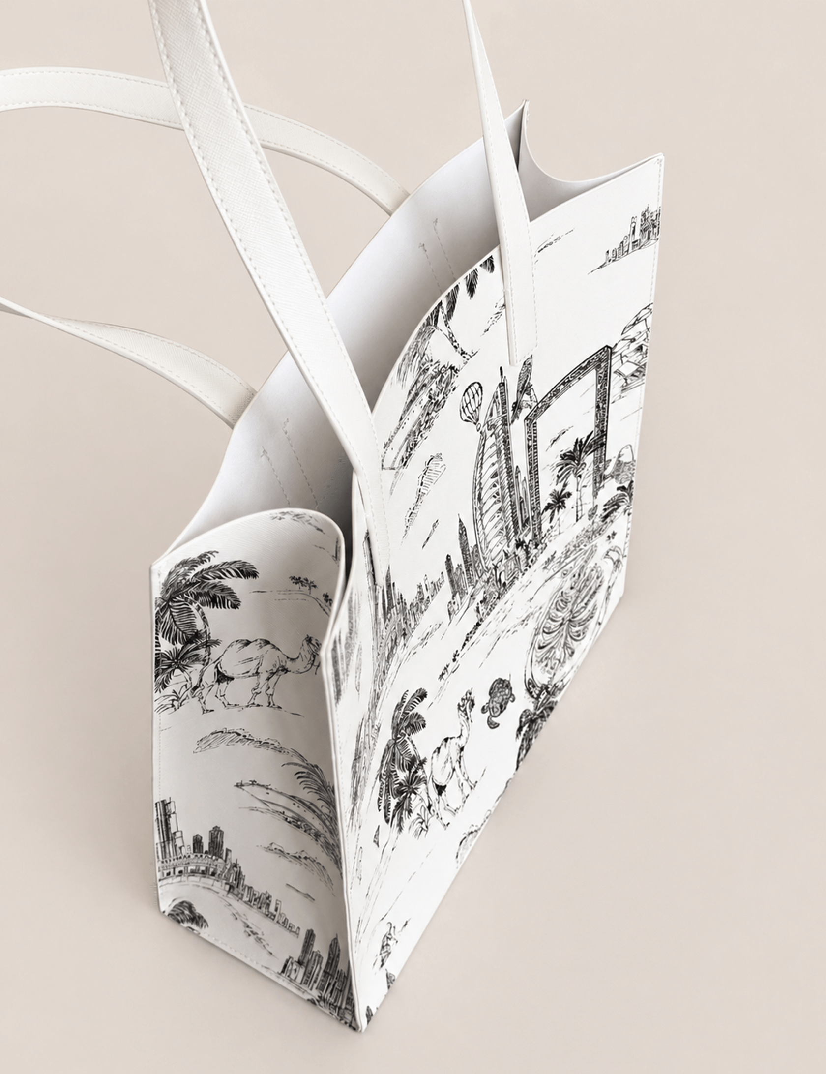 Ted Baker ZOILAAH Dubai Exclusive Large Icon Bag Ivory