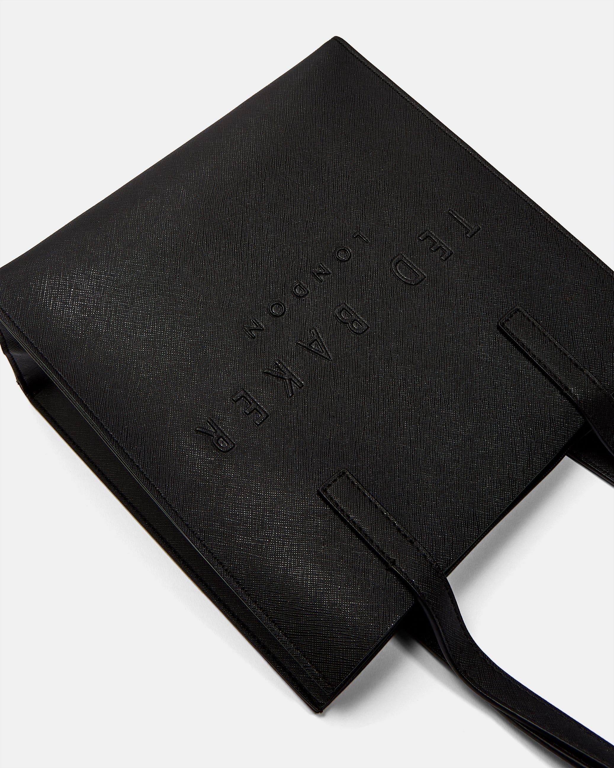 Ted Baker Seacon Small Crosshatch Icon Bag Black