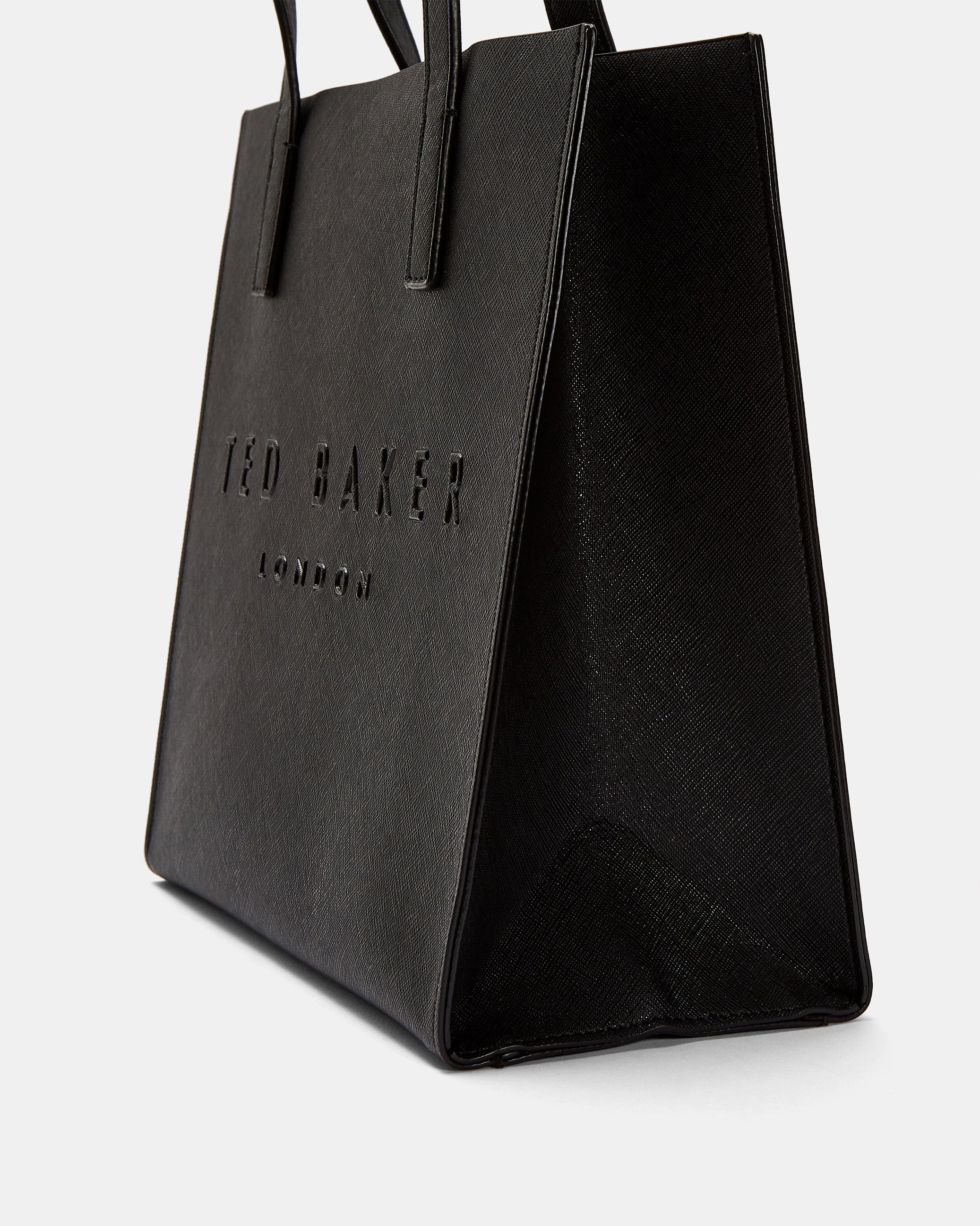 Ted Baker Seacon Small Crosshatch Icon Bag Black