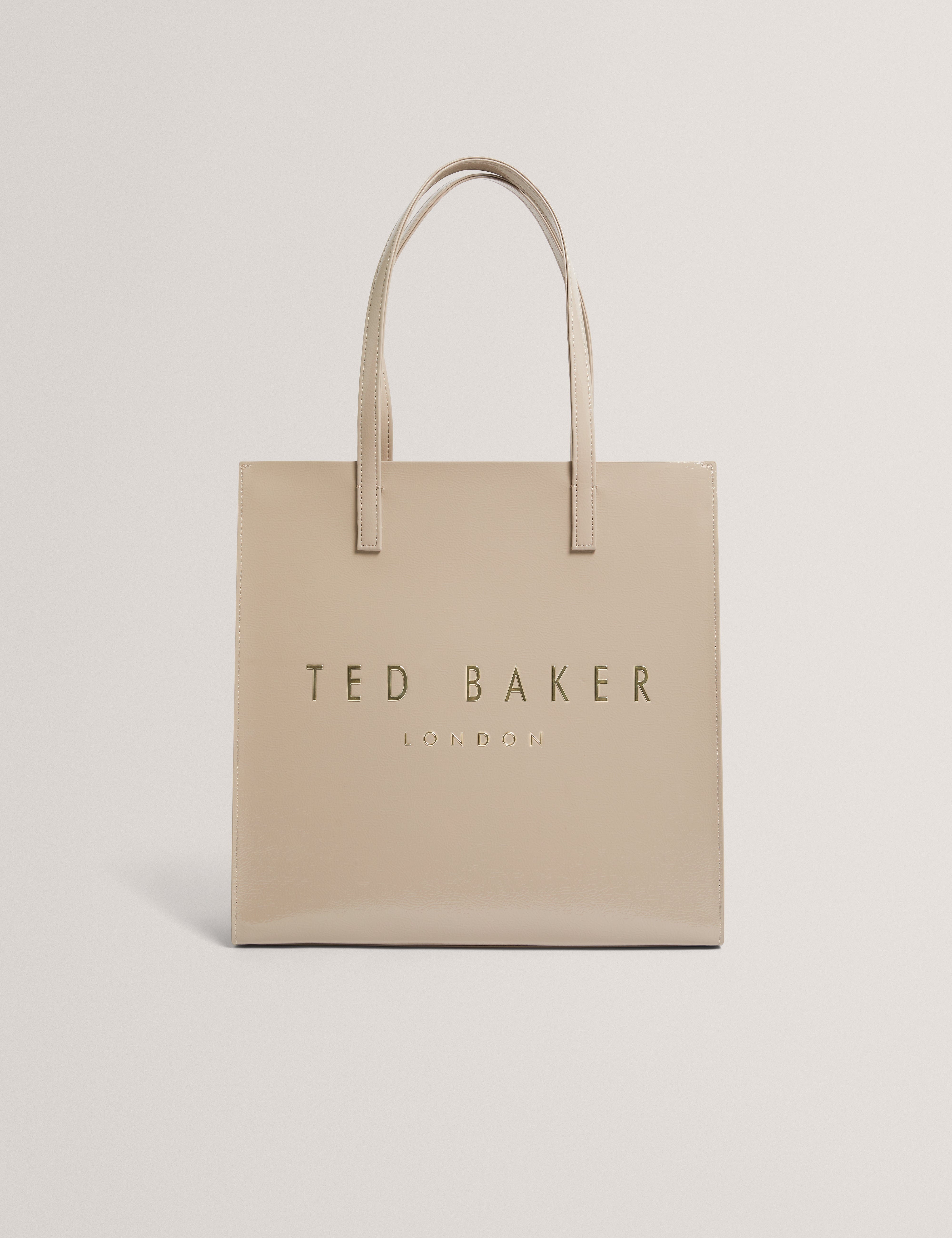 Ted Baker Crinkon Crinkle Large Icon Bag Stone