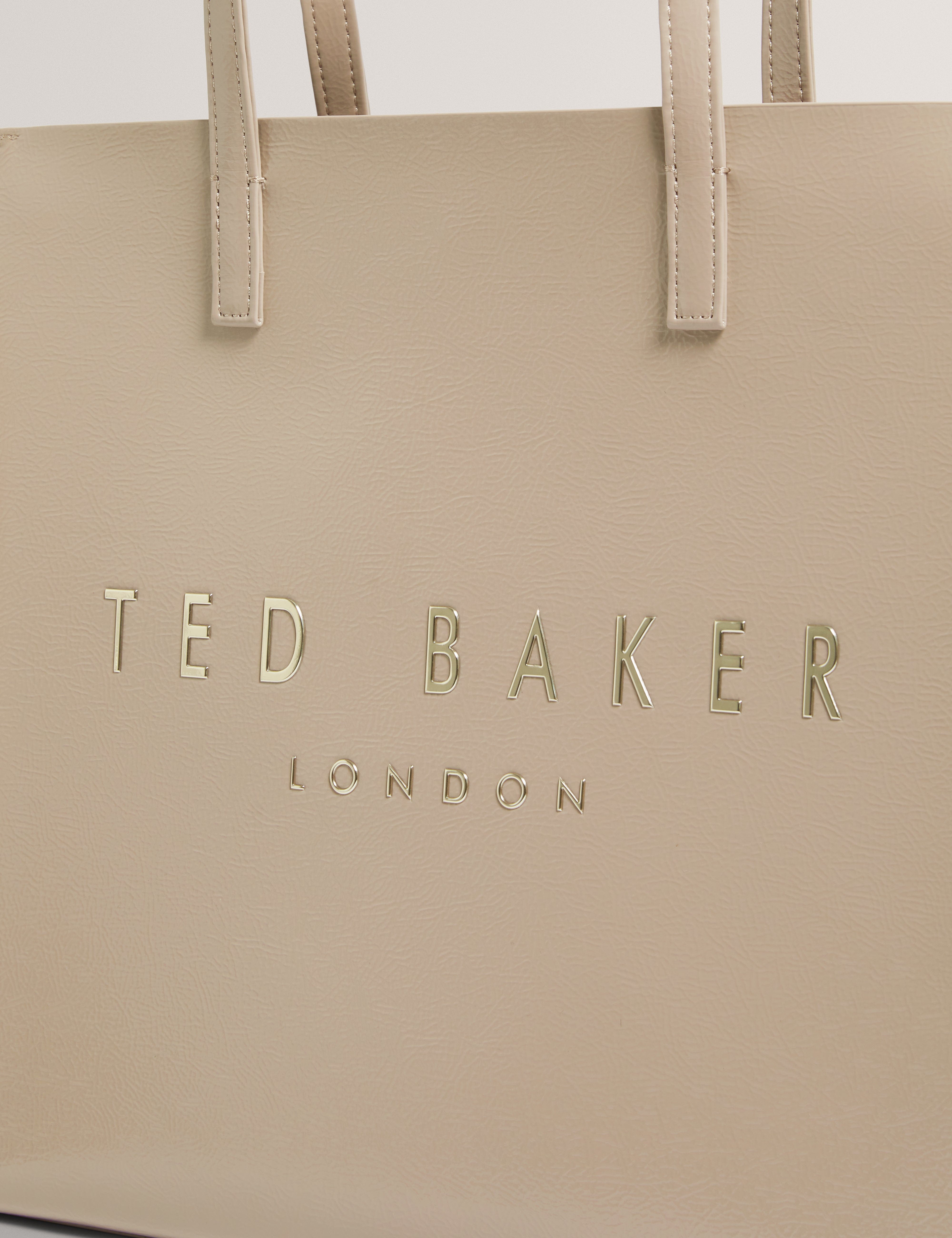 Ted Baker Crinkon Crinkle Large Icon Bag Stone